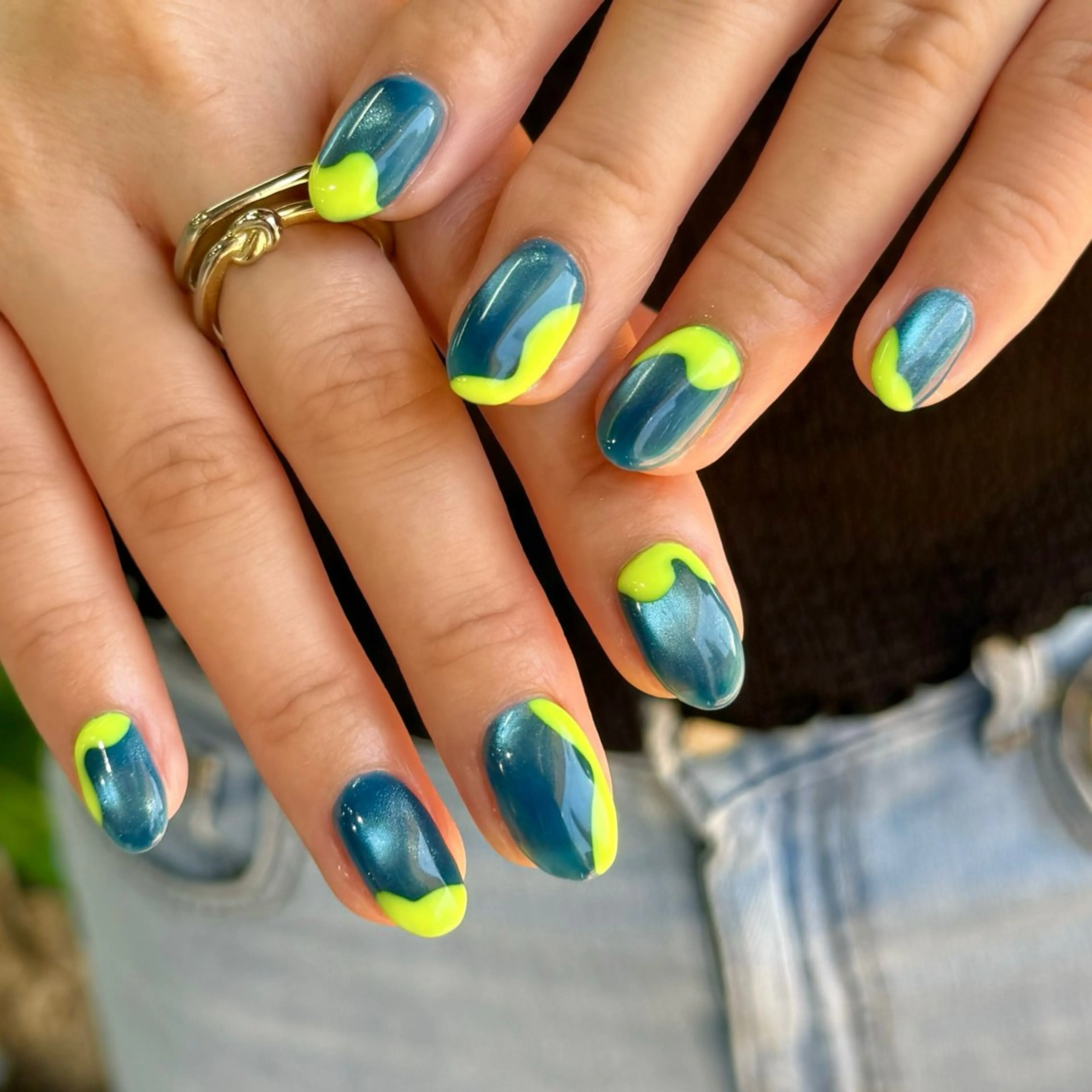 ネイル マグネットネイル ハンドネイル HARUKA ネイリスト福岡/薬院のネイルデザイン