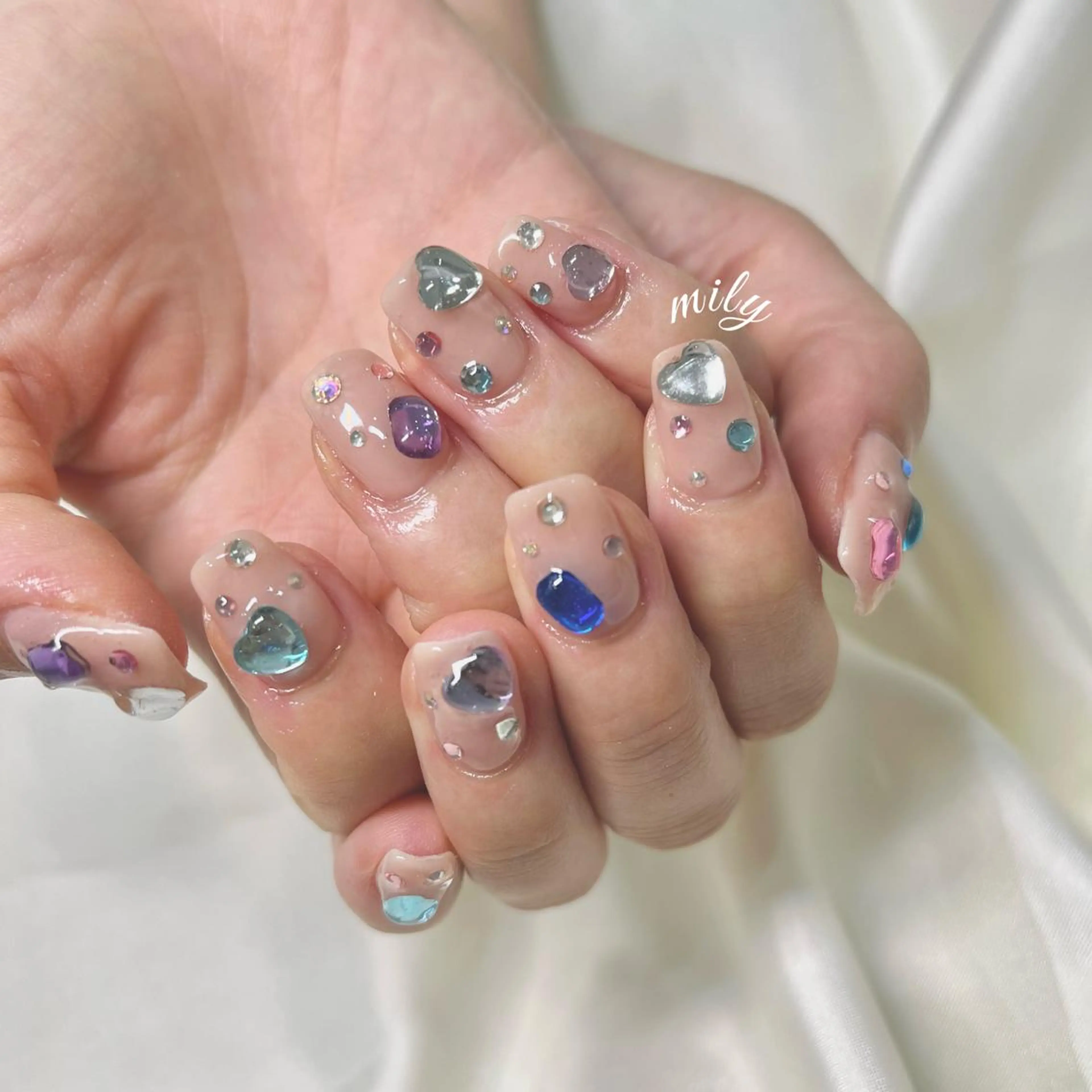 ネイル 韓国ネイル☁️ haruna🌛のネイルデザイン