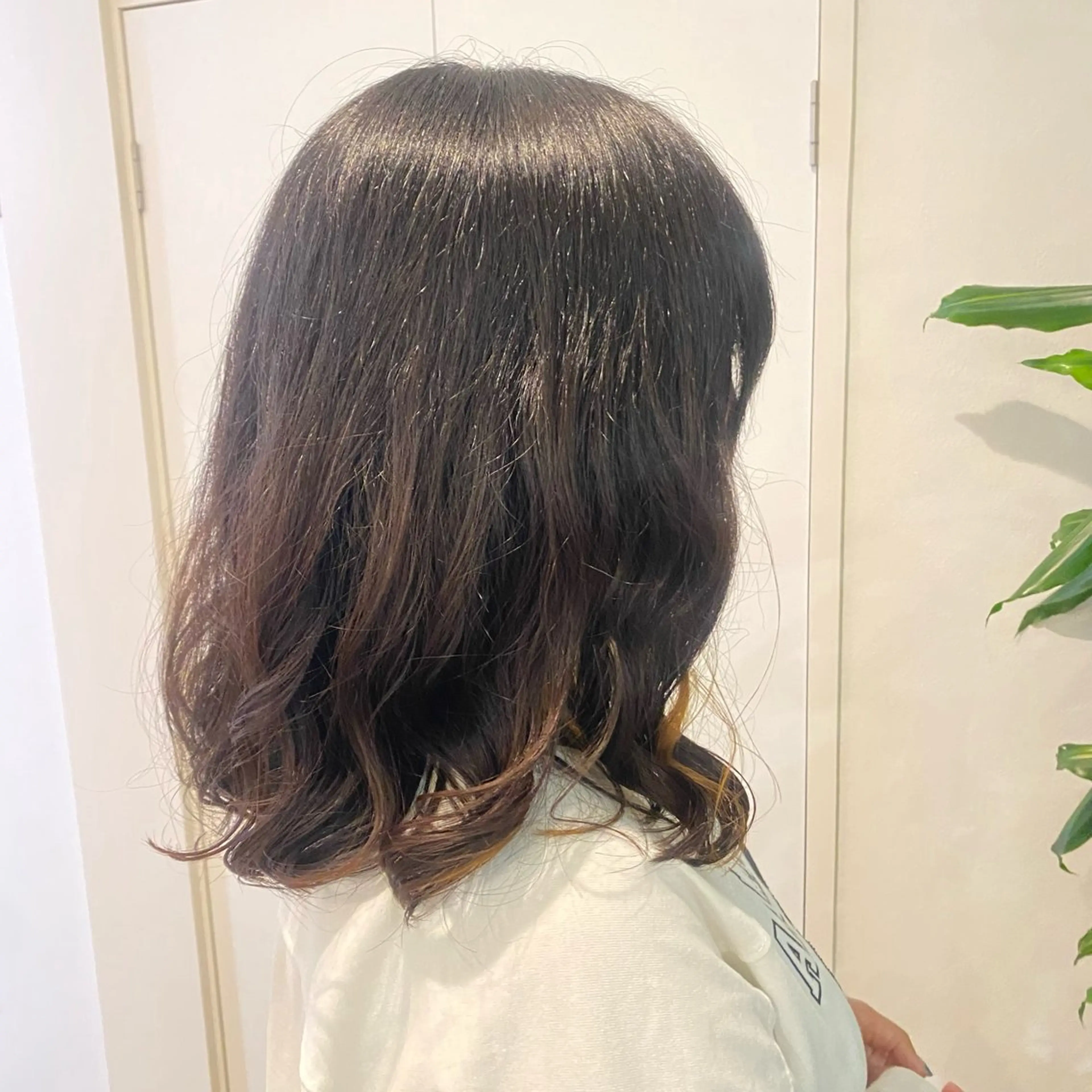 ミディアム パーマ カット パーマ パーマモデル募集中 渥美翔人のヘアスタイル