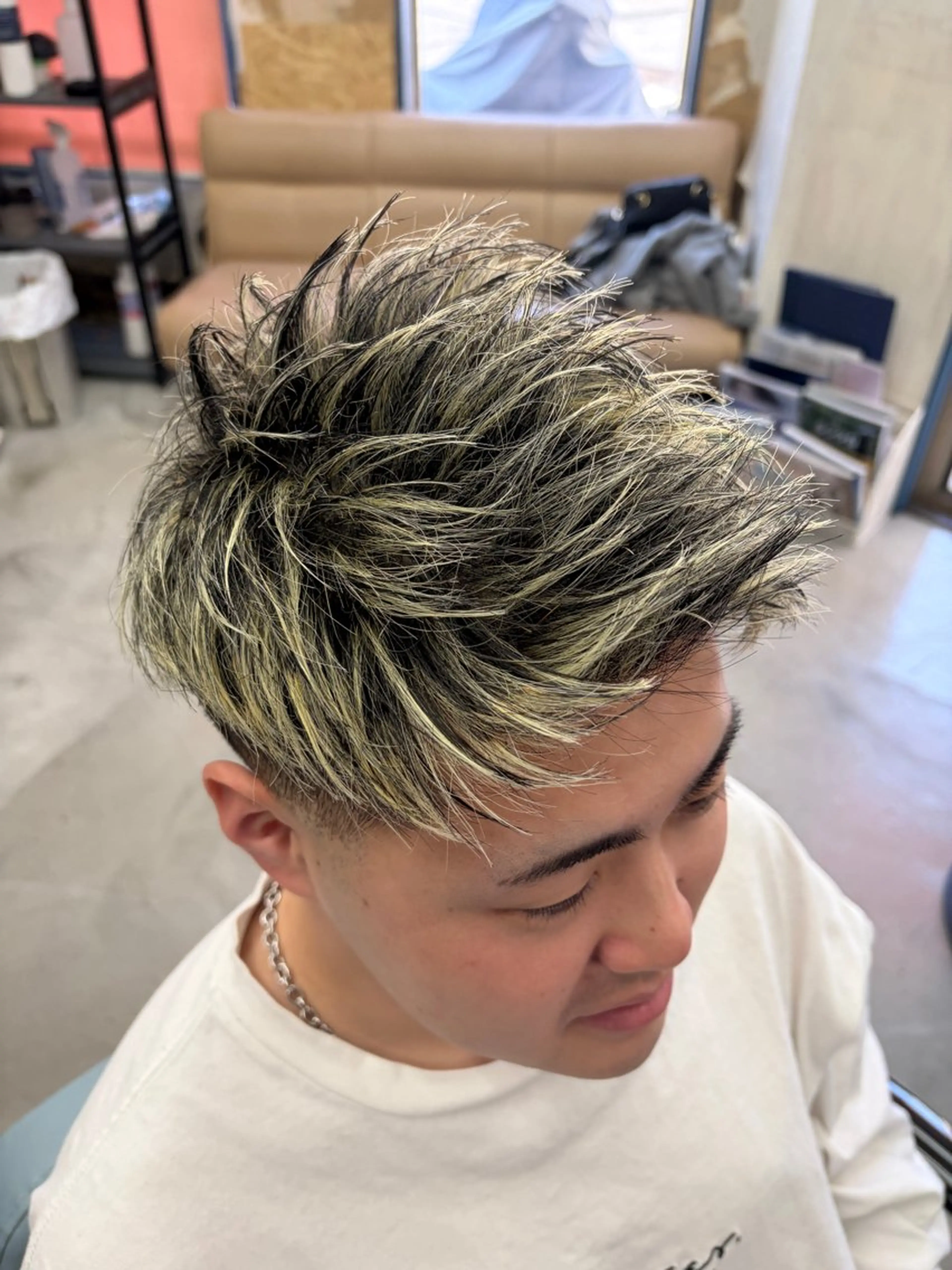 メンズ フェードカット メンズメッシュ スキンフェード カット 激安クーポン keita🏄‍♂️のヘアスタイル