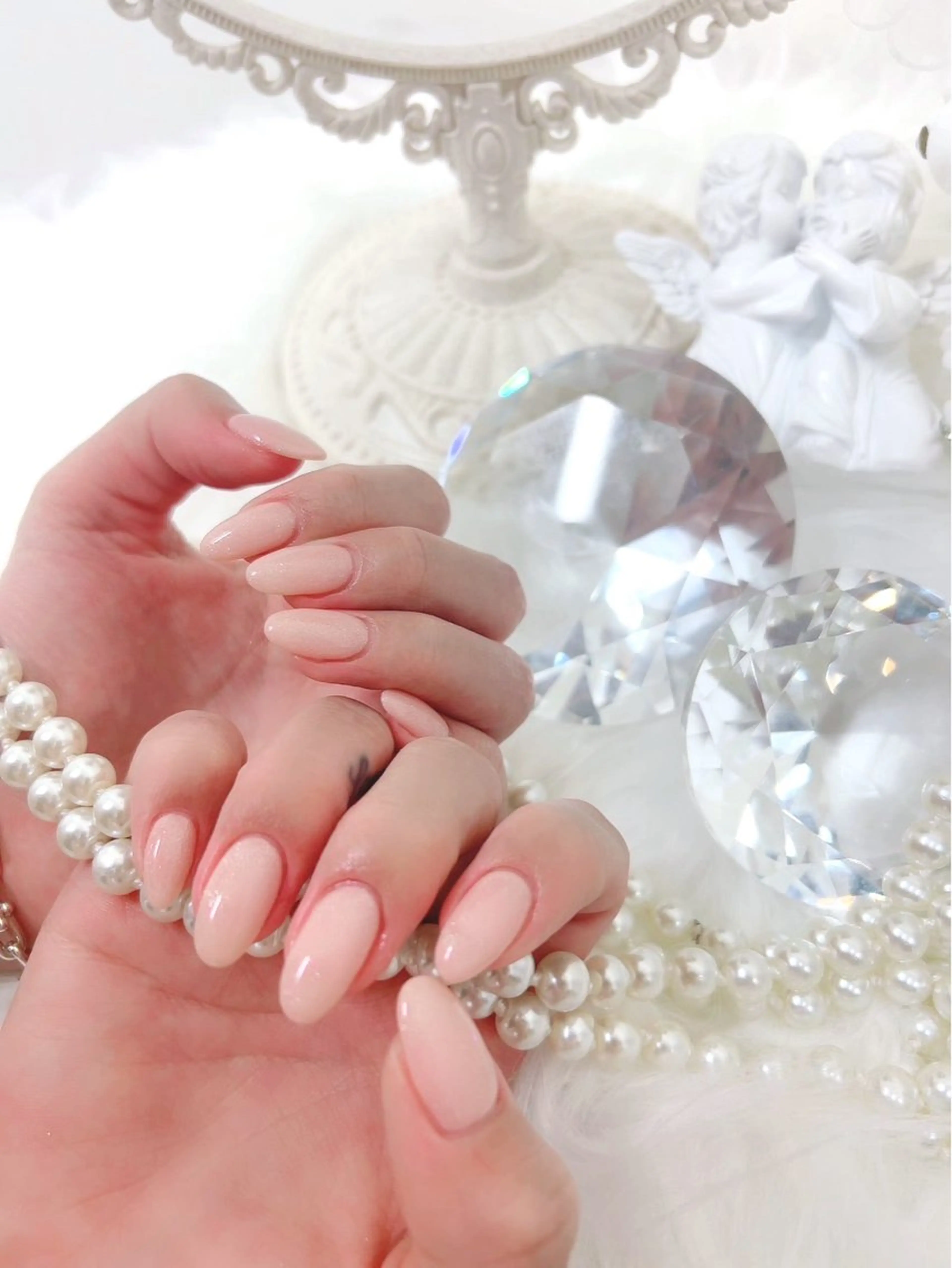 セミロング ハンドネイル Nailsalon Angeのネイルデザイン