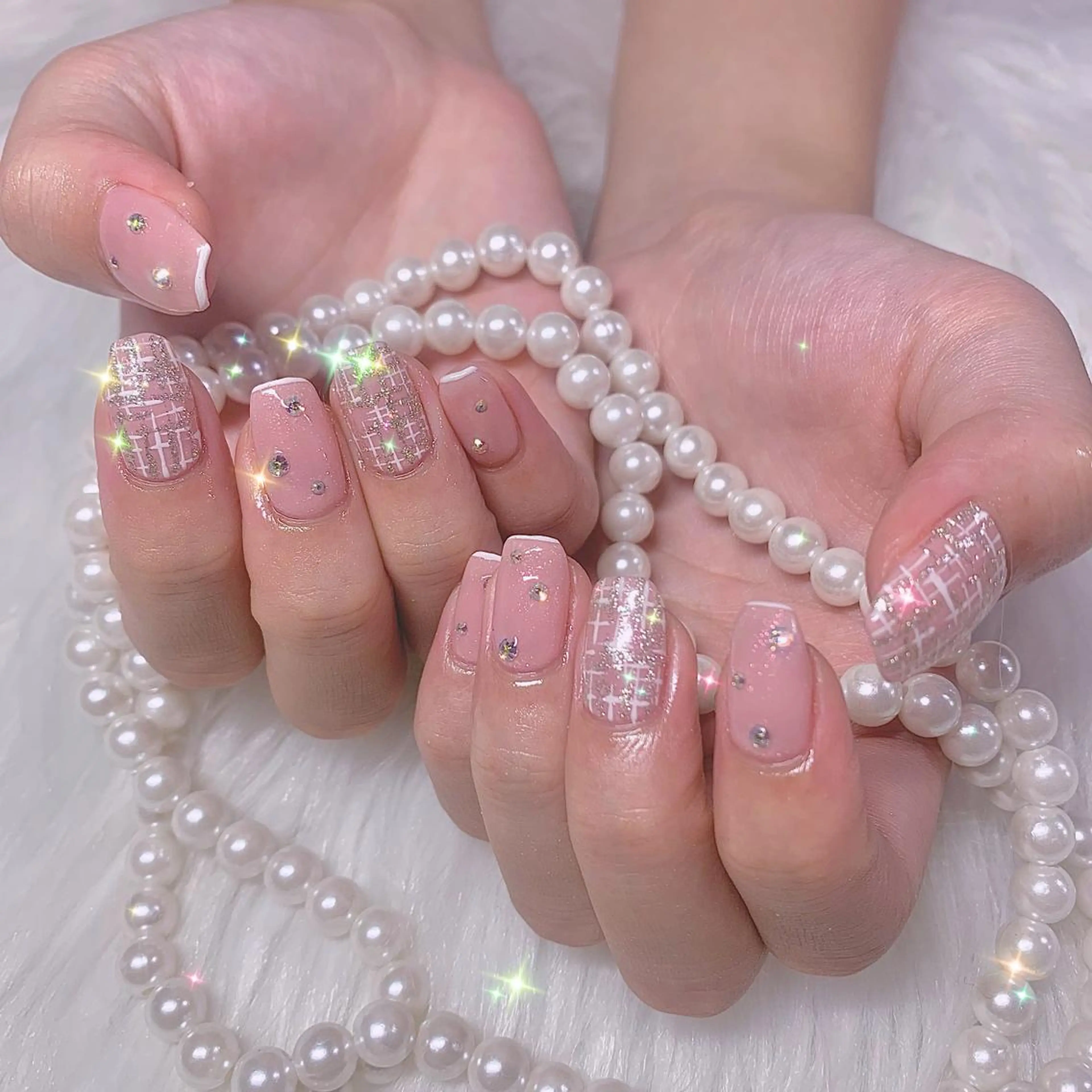 ネイル ツイードネイル élu by Noriko 前原のネイルデザイン