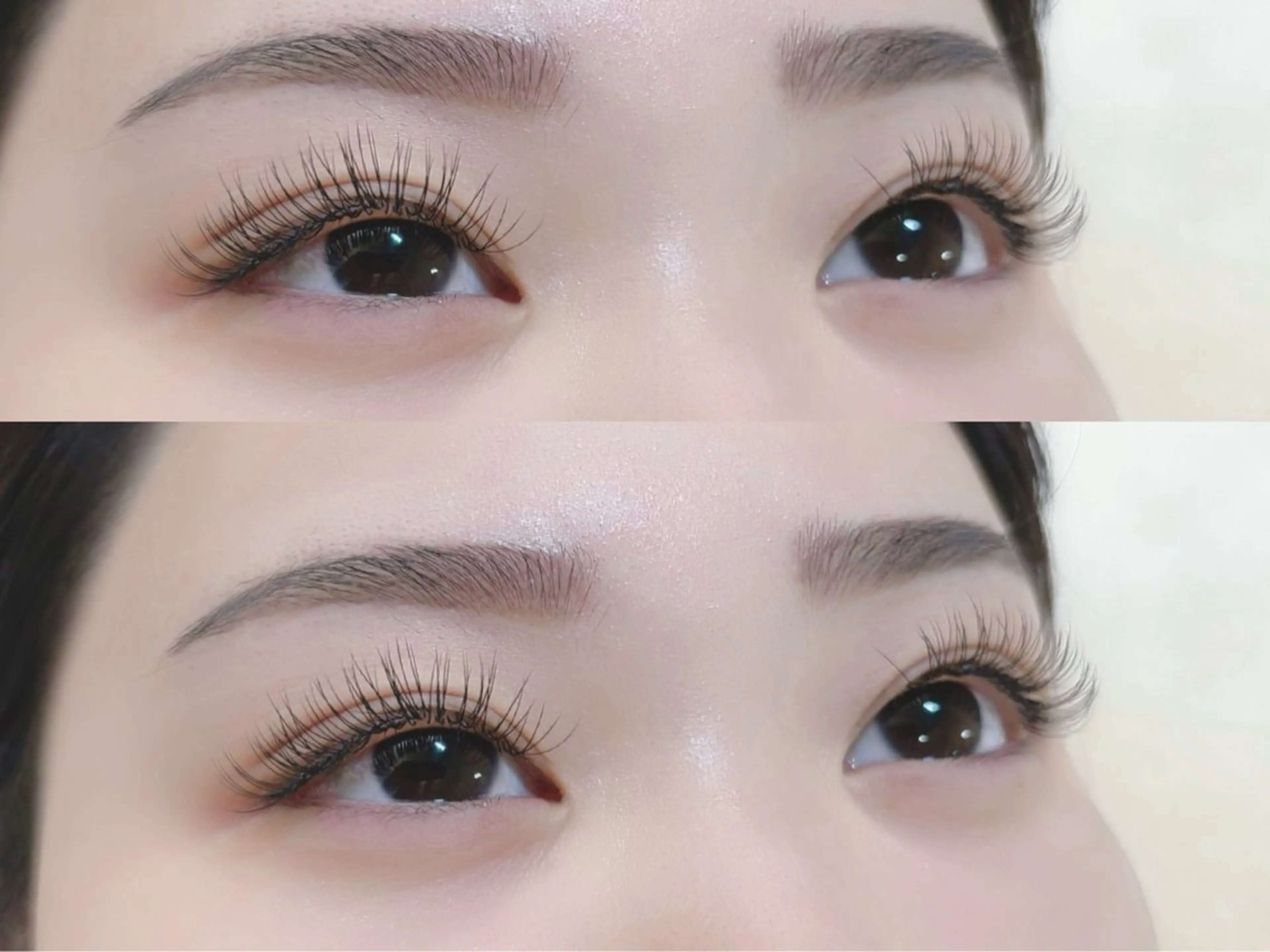 マツエク・マツパ 付け放題 バインドロック 束感まつ毛 フラットラッシュ パリジェンヌラッシュリフト マツエク AURORA RINAのマツエク・マツパデザイン