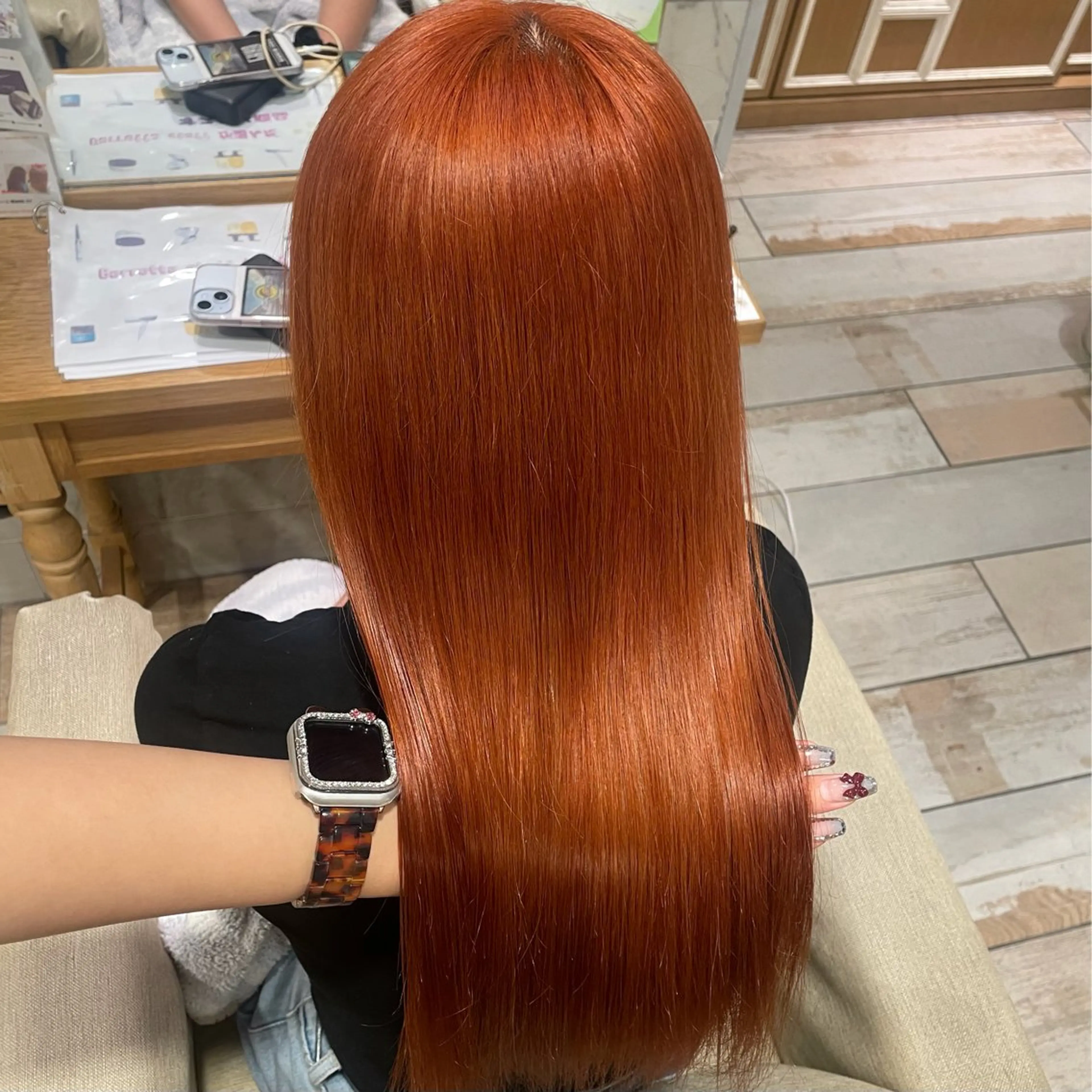 ロング カラー ヘアカラー 小柳 夏美のヘアスタイル