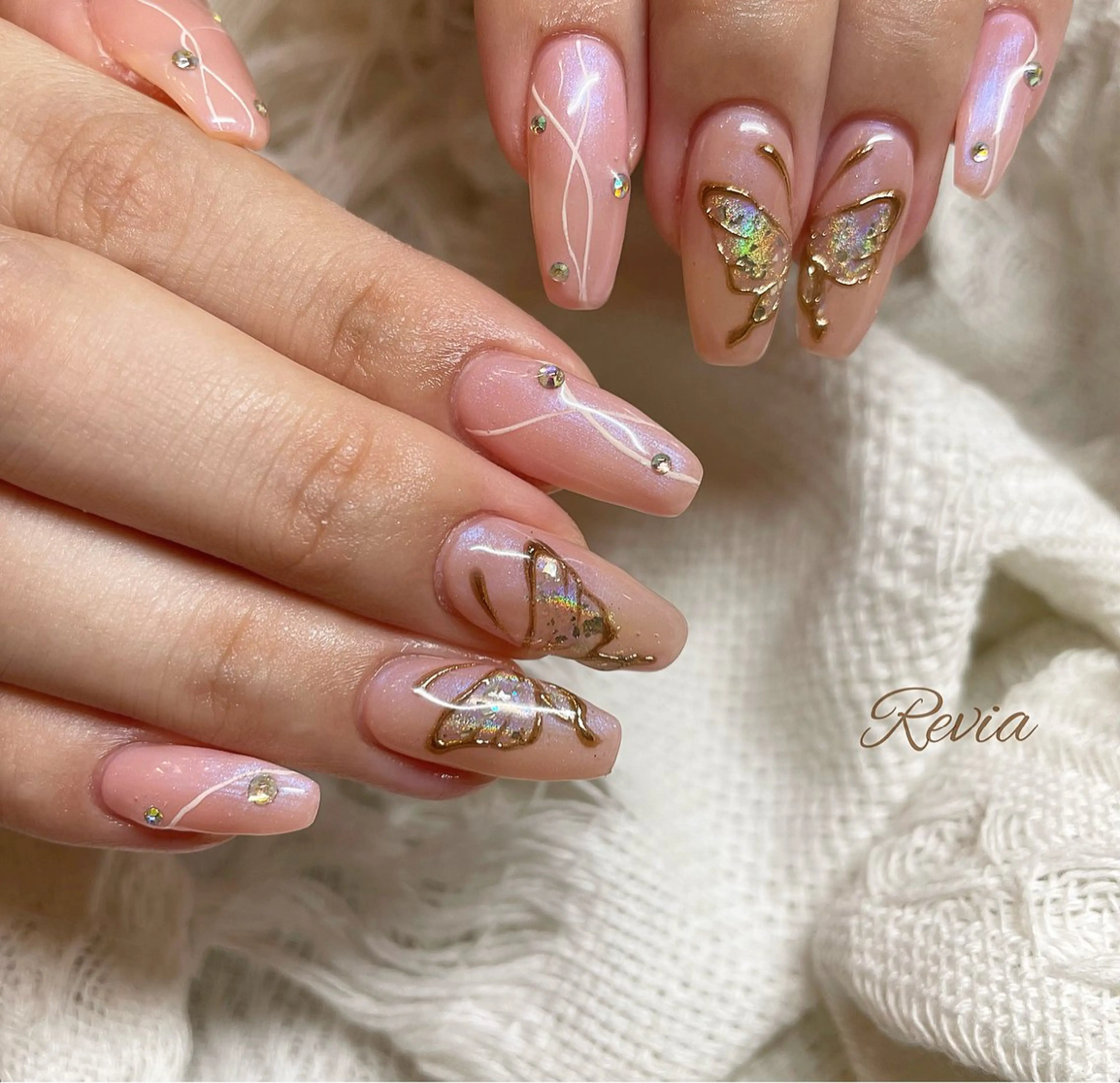 ネイル ハンドネイル revia所属・ERI Nailistのネイルデザイン