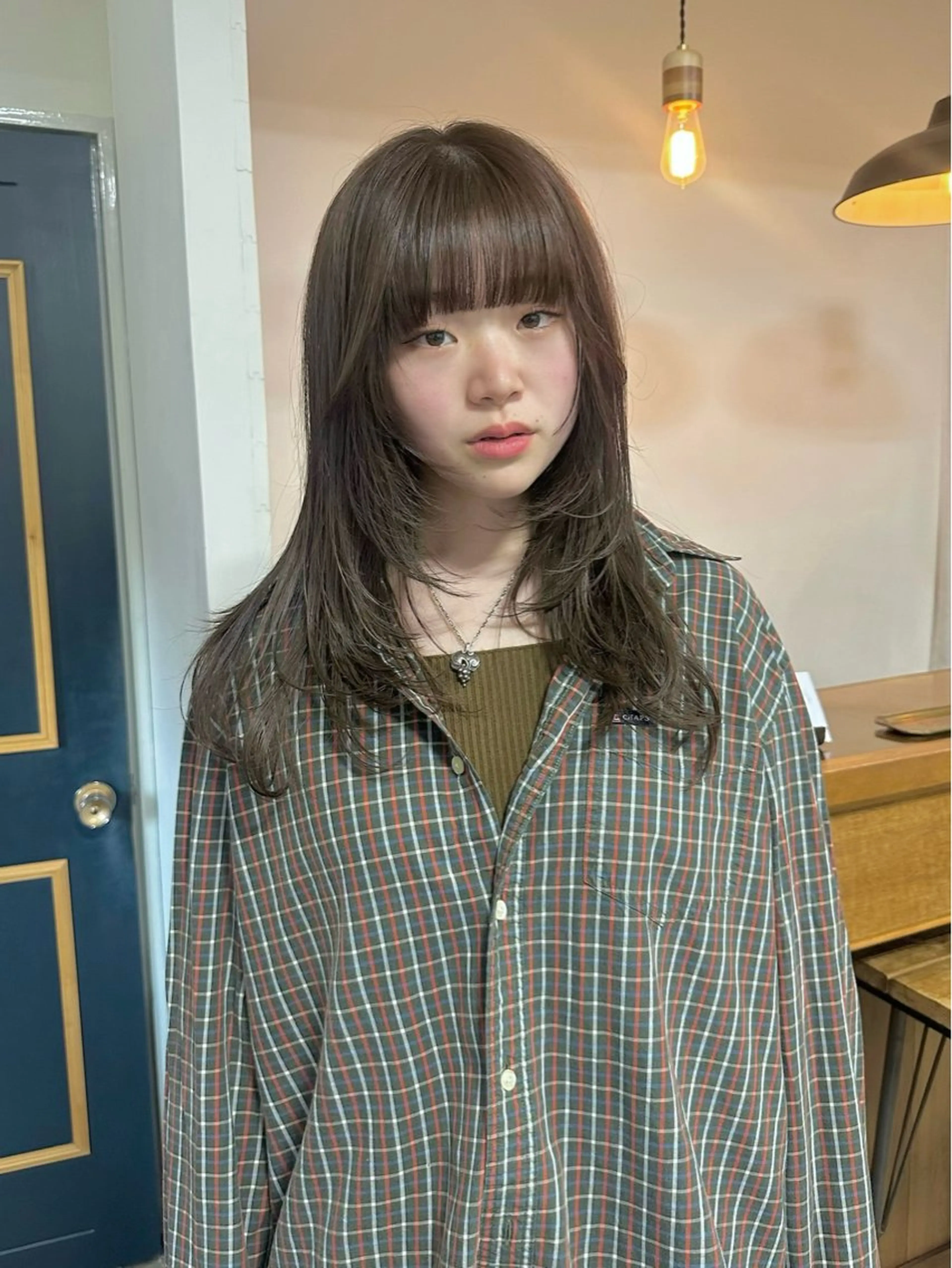 セミロング NAGISA 🎀透明感カラー🎀のヘアスタイル