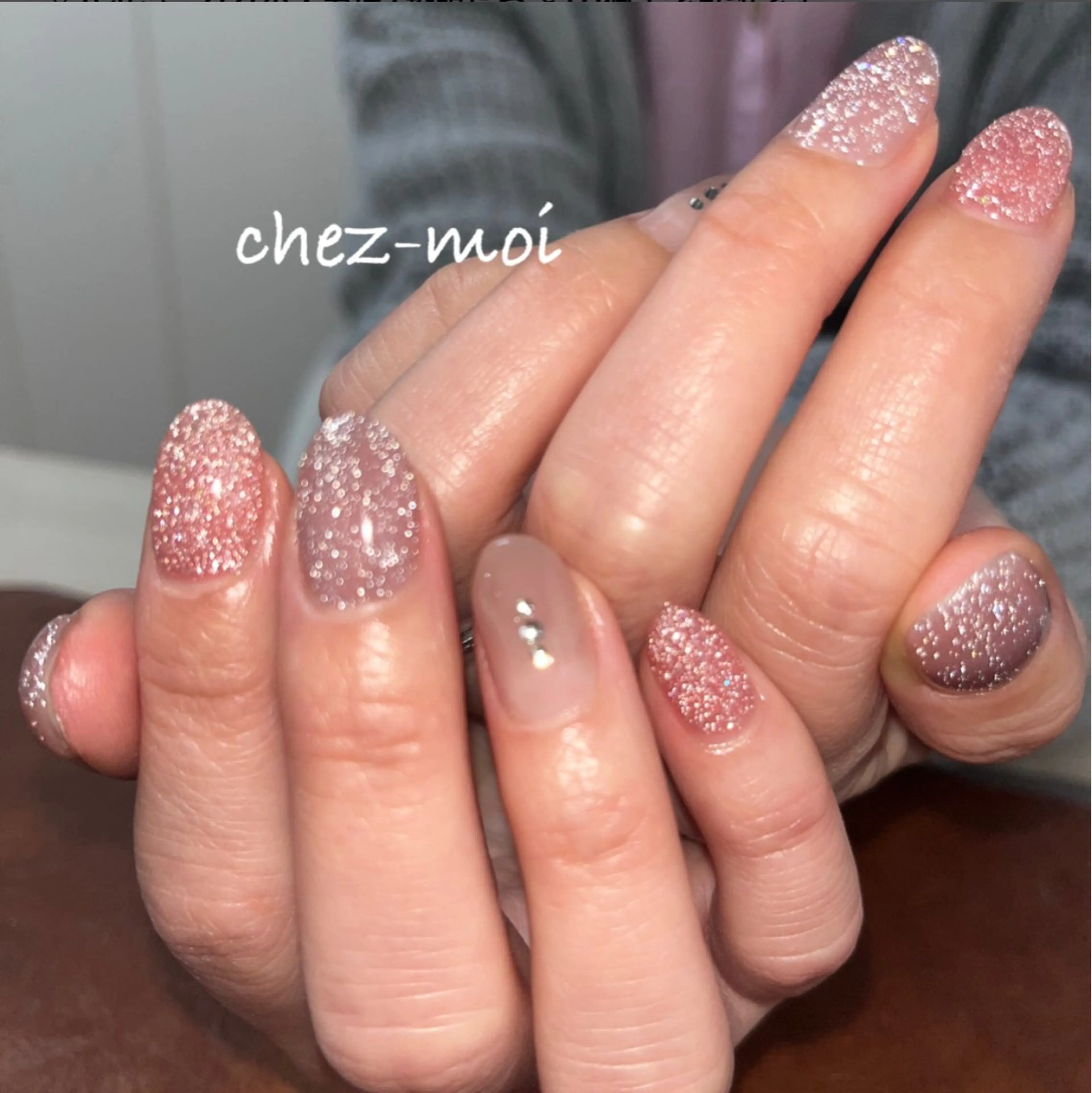 ネイル フラッシュネイル グラデーション 持ち込み chez-moi所属・🔹Chez-moi 🔹mayuのネイルデザイン