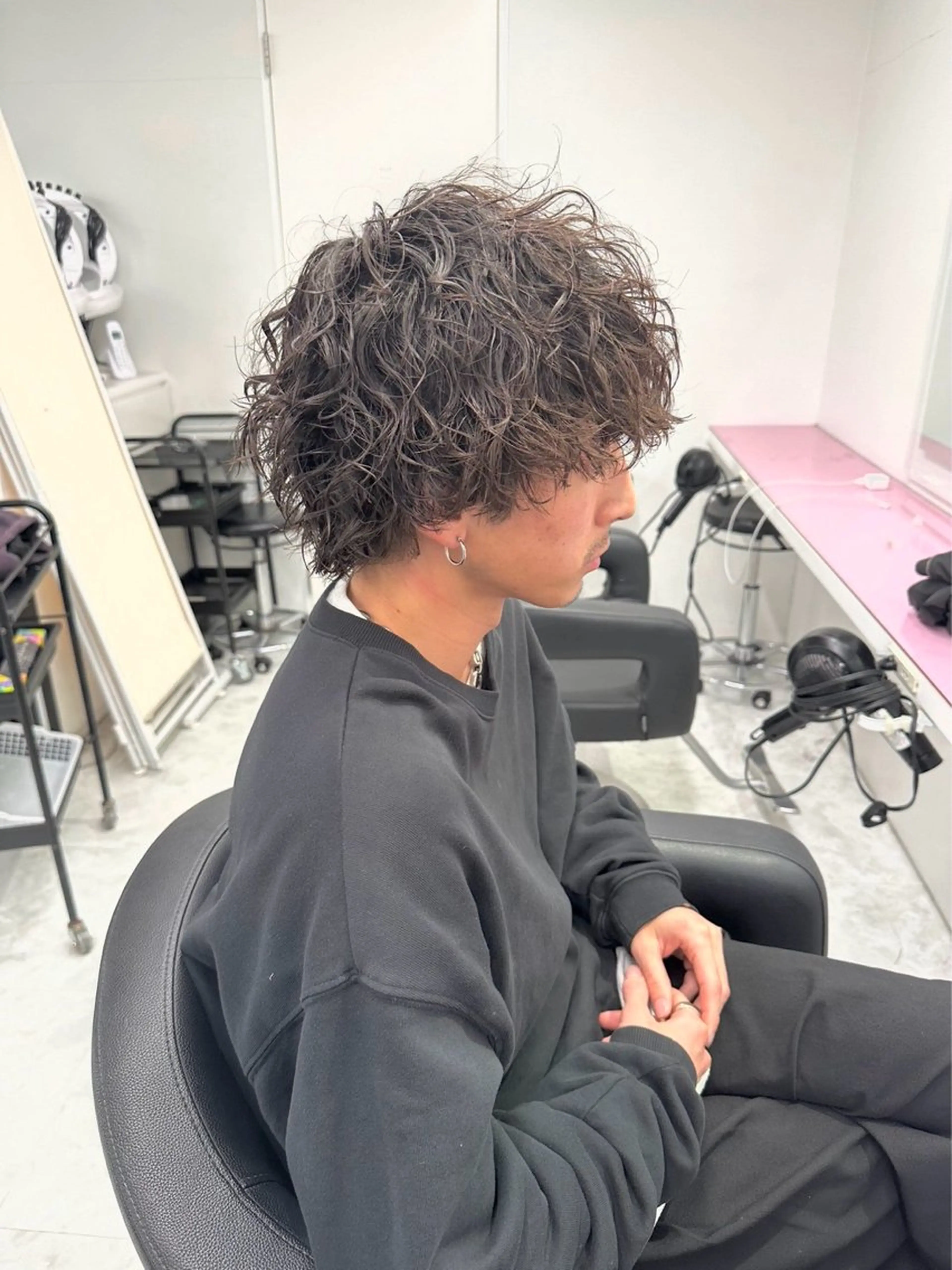 メンズ カット パーマ ヘアセット メンズ特化 🌟YURA🌟のヘアスタイル