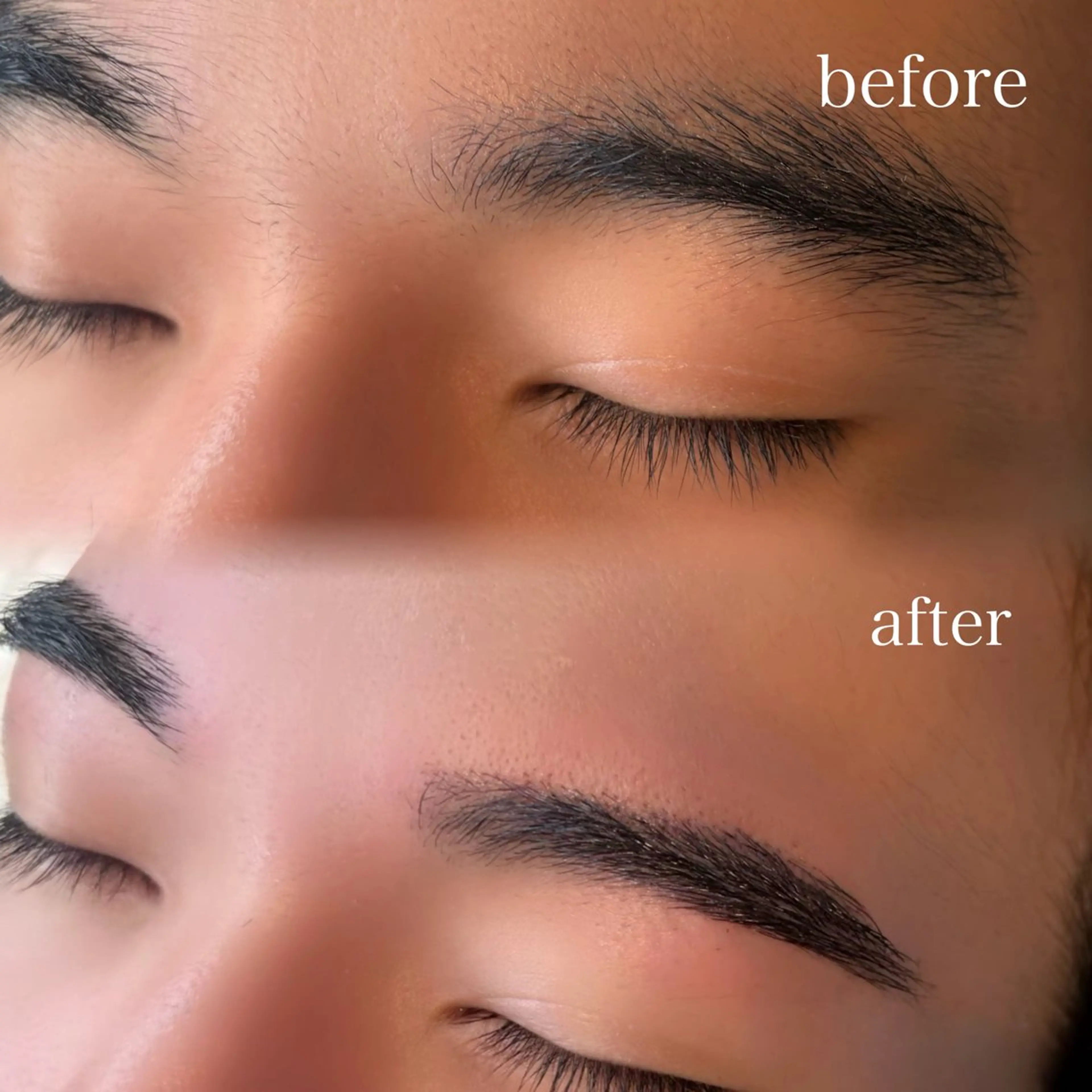 メンズ アイブロウ ワックス脱毛 Stella🫧 Nanamiのマツエク・マツパデザイン