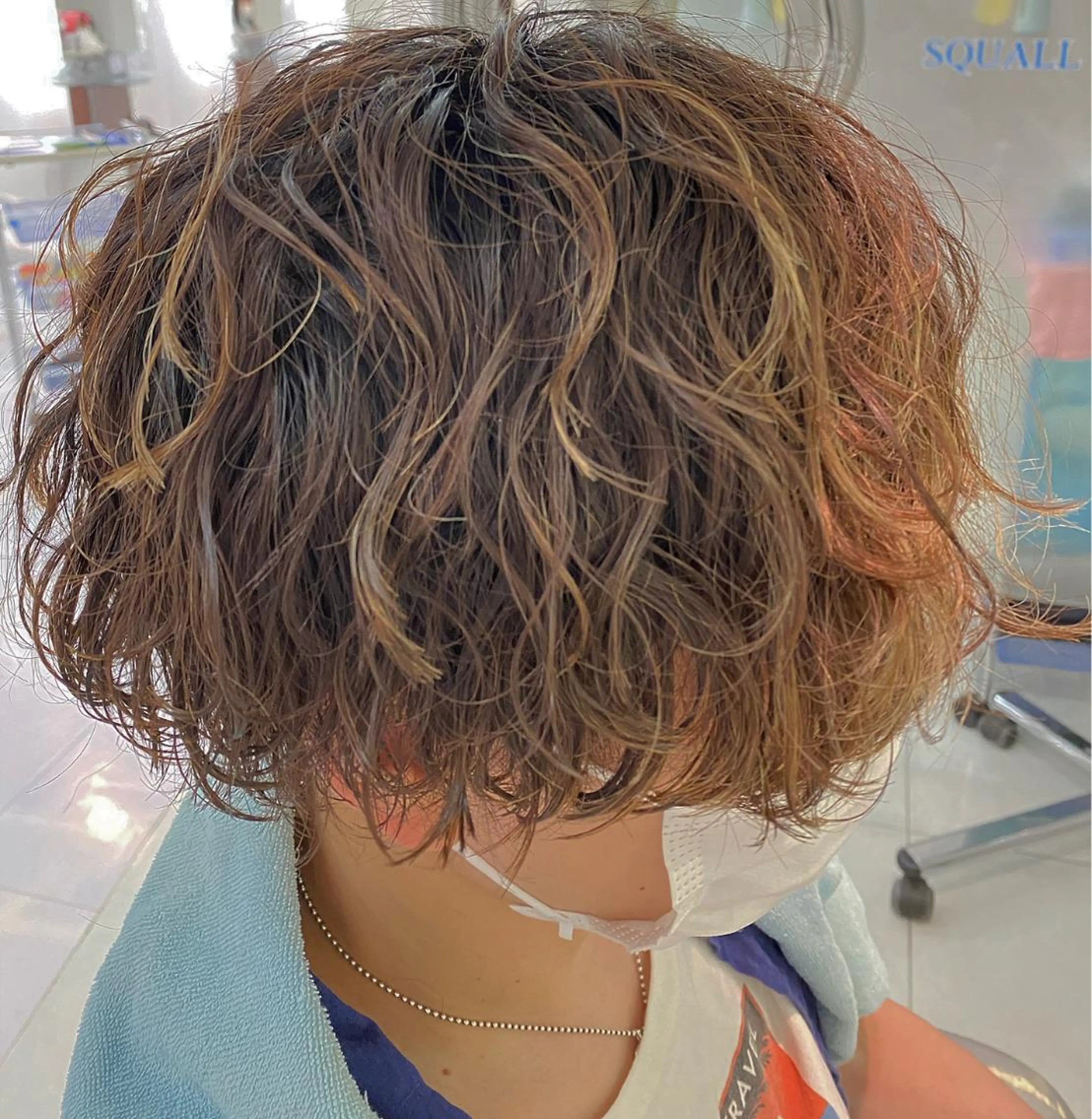 ショート パーマ メンズ ヘア スコール 松戸五香店のヘアスタイル
