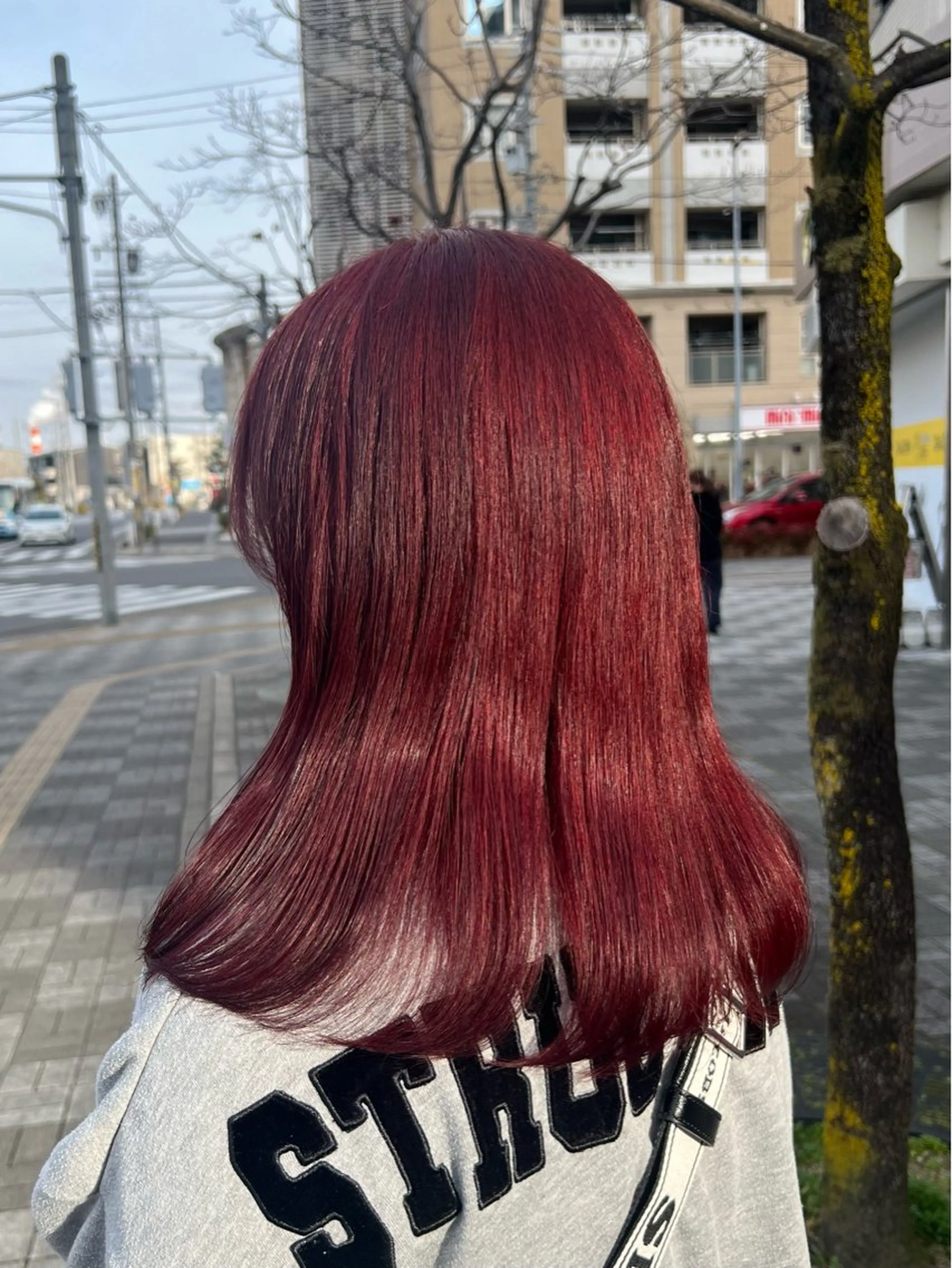 ミディアム ヘアカラー BRANCHÈ海 /髪質改善/透明感のヘアスタイル