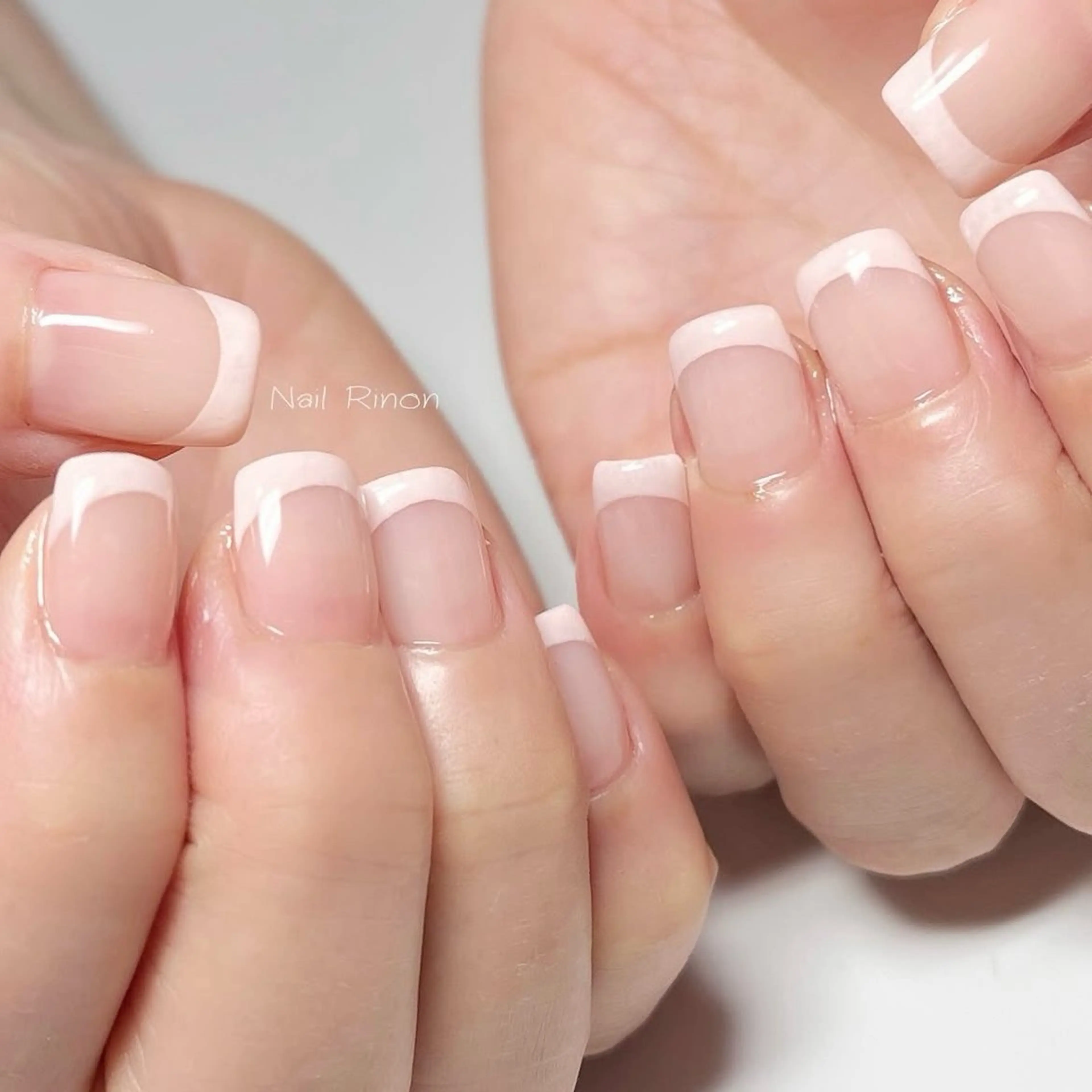 ネイル フレンチネイル ハンドネイル Nail Rinonのネイルデザイン