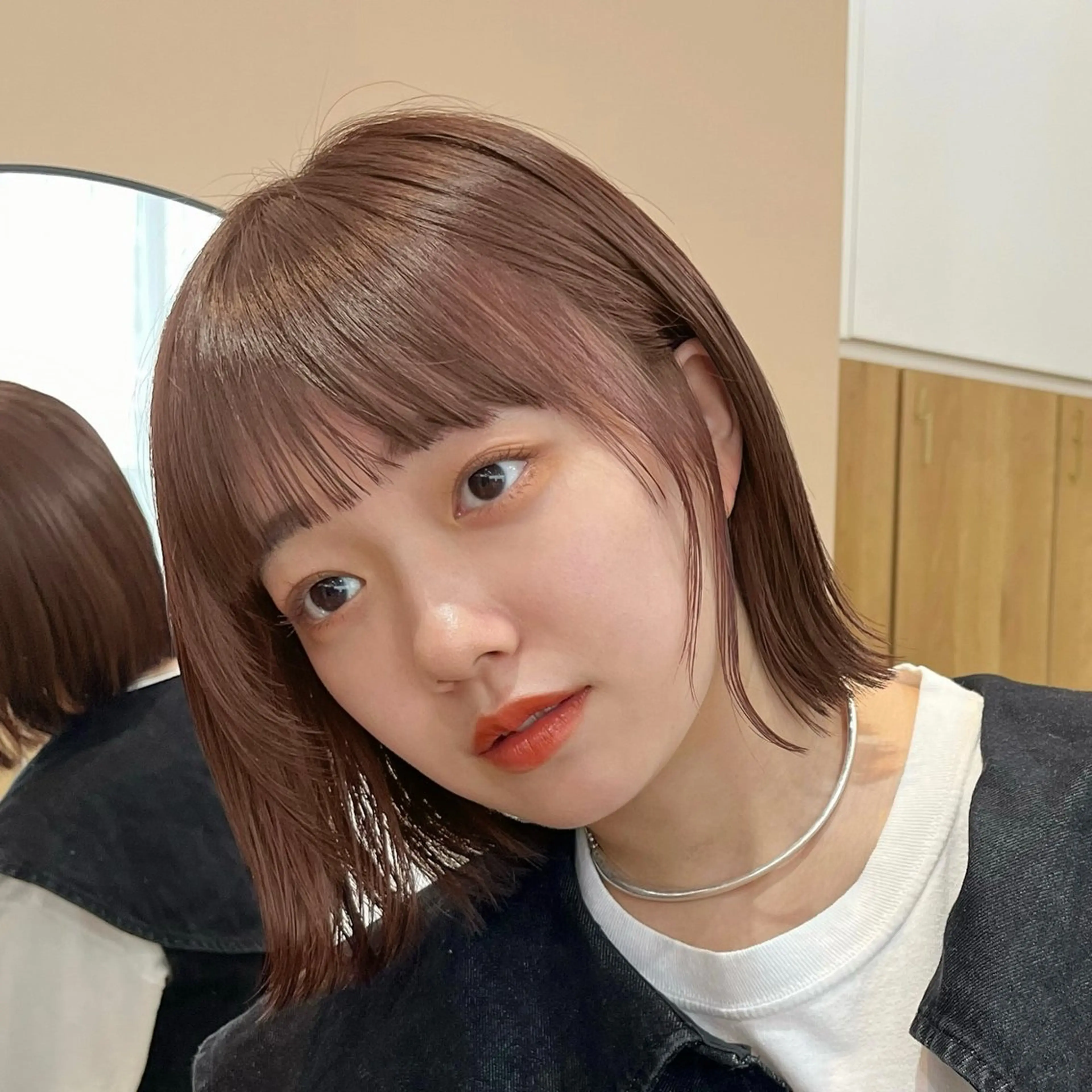 ミディアム ヘアカラー トリートメント ヘアセット 🫧レイヤー/暖色 /ベージュMAI🫧のヘアスタイル