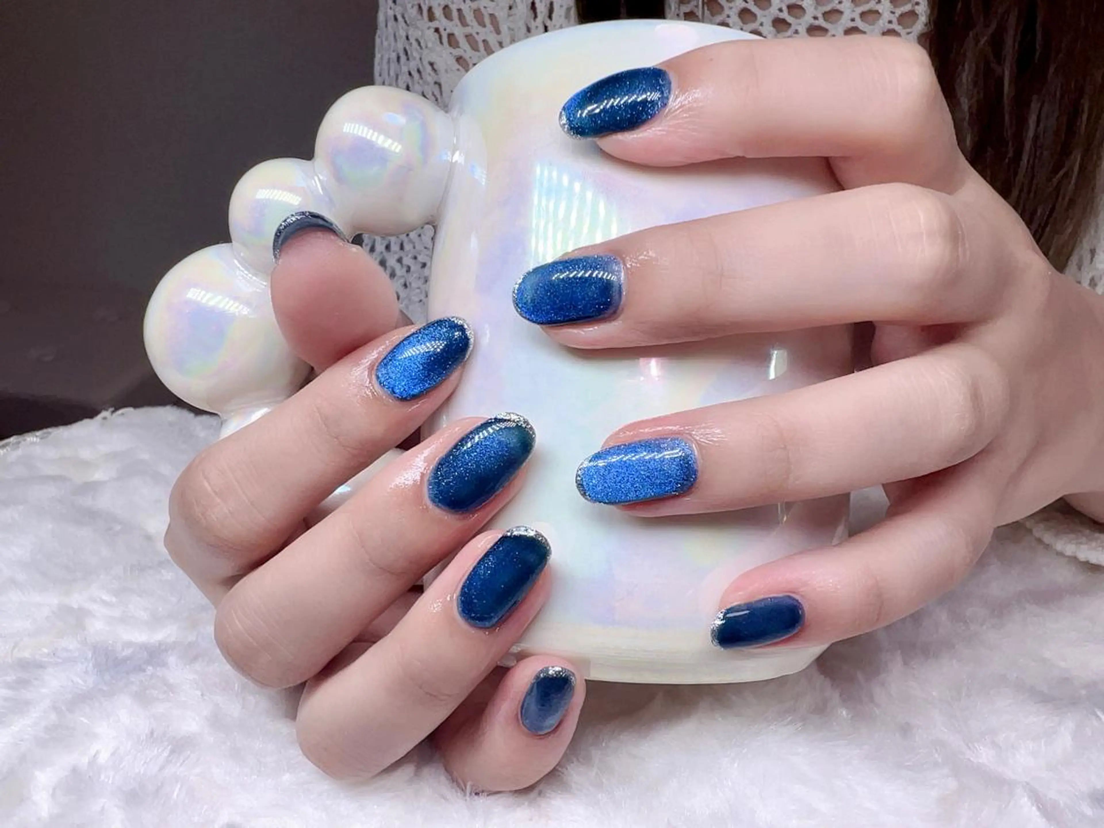 ネイル フレンチネイル ✨ Elf スタッフのネイルデザイン