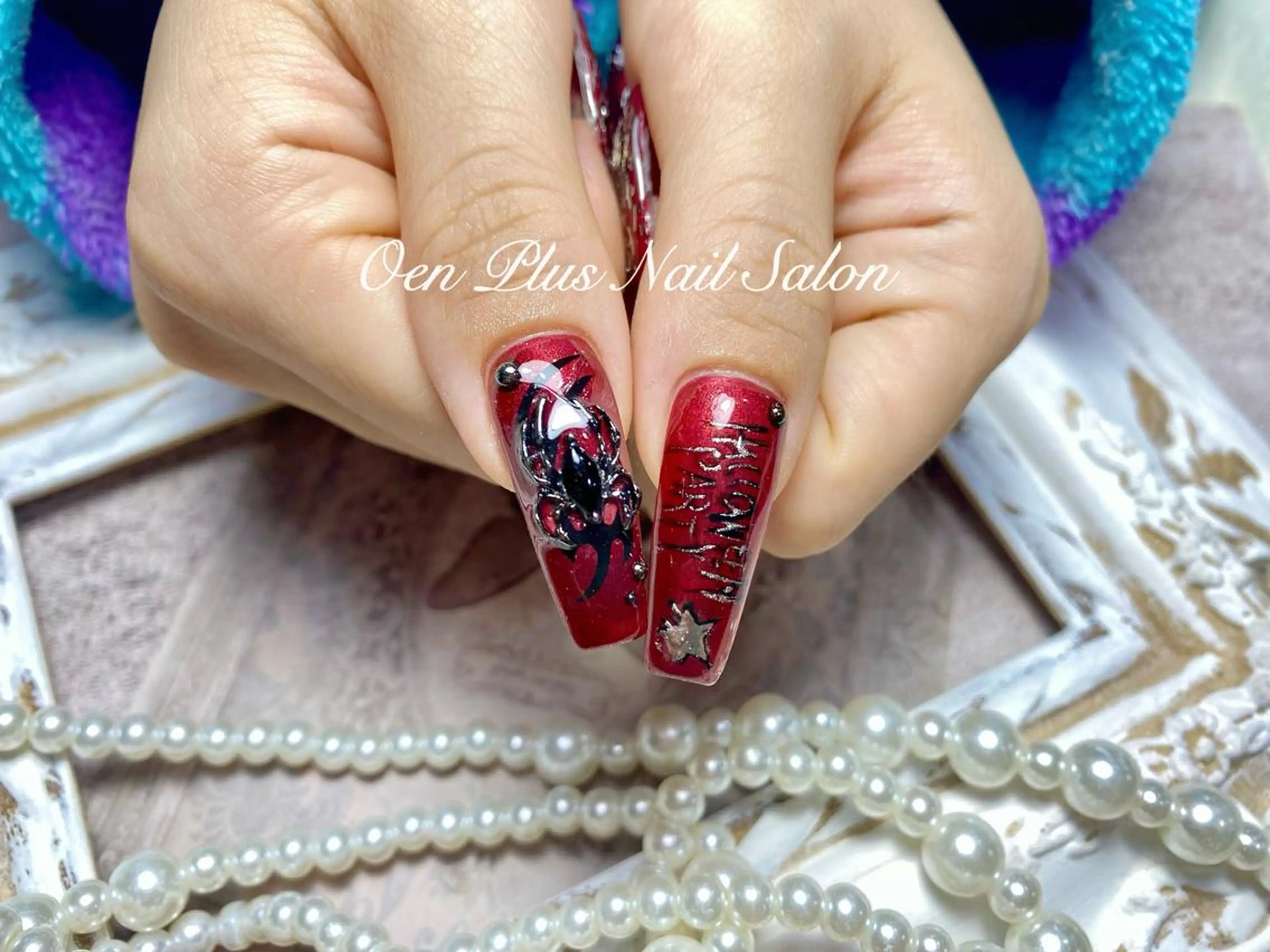 ネイル ハロウィン ハンドネイル One plus あやのネイルデザイン