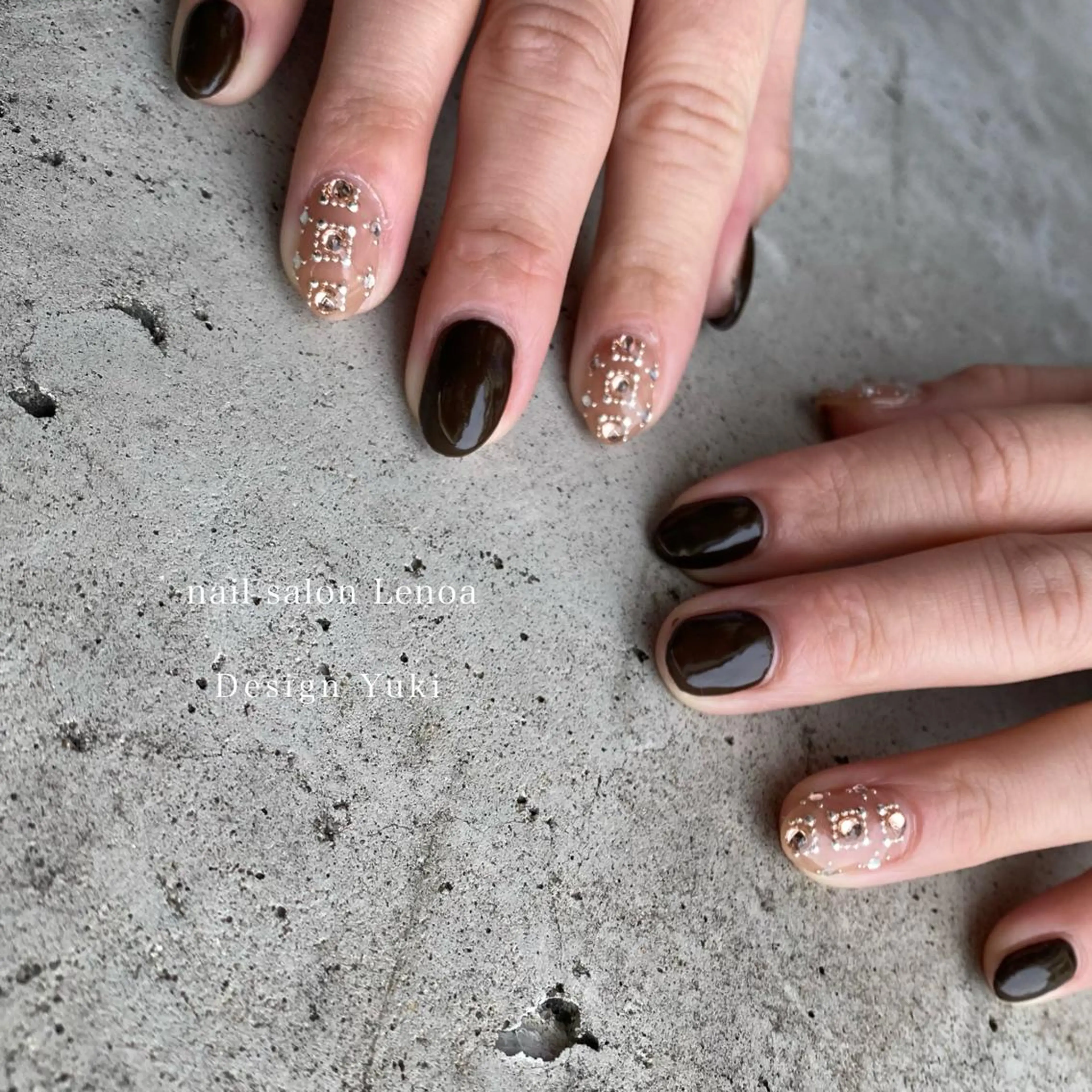 ネイル ハンドネイル Lenoa Yukiのネイルデザイン