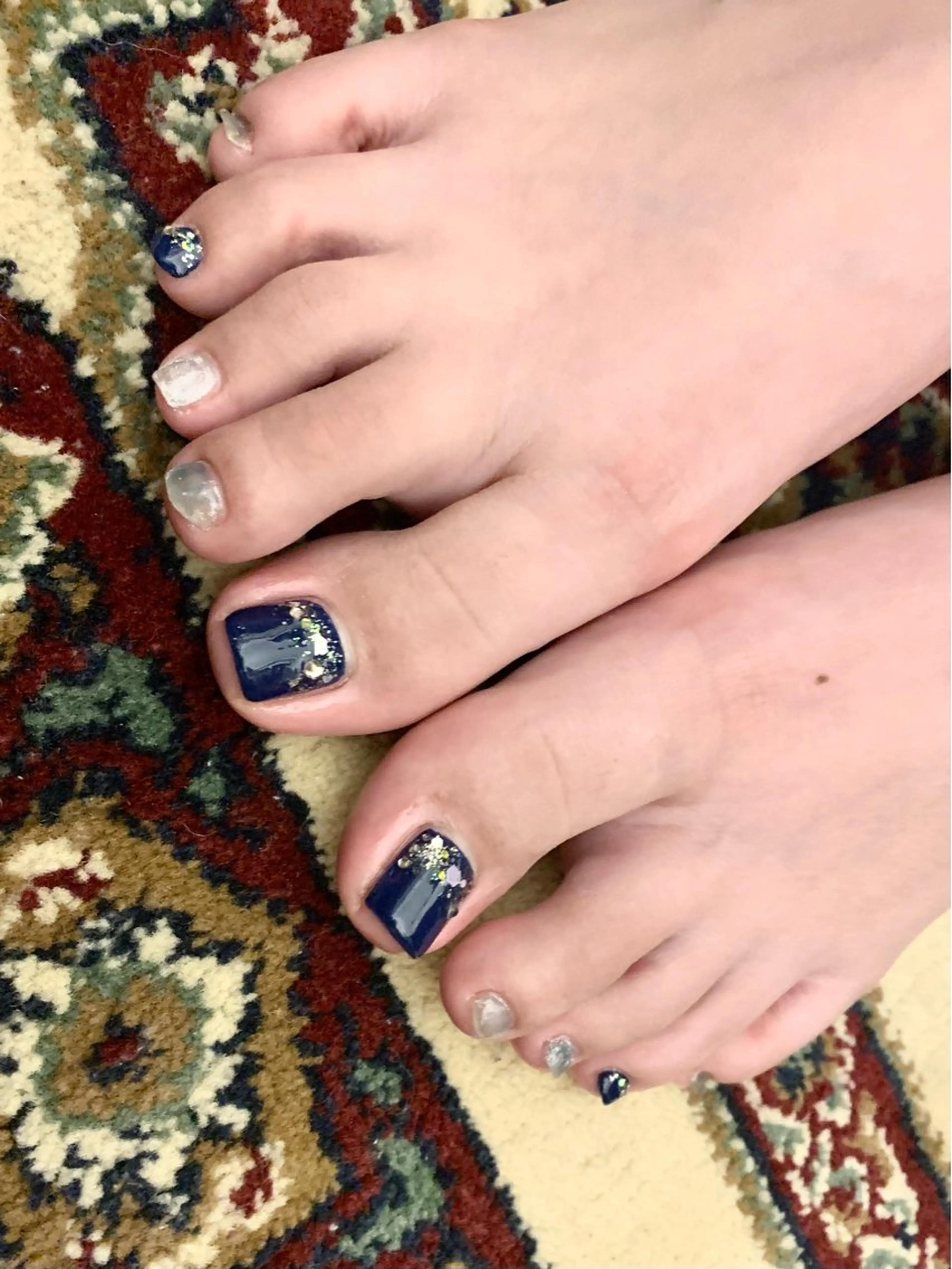 ネイル キラキラネイル ラメ(グリッター) 持ち込み 春ネイル 夏ネイル m mのエステ・リラクイメージ