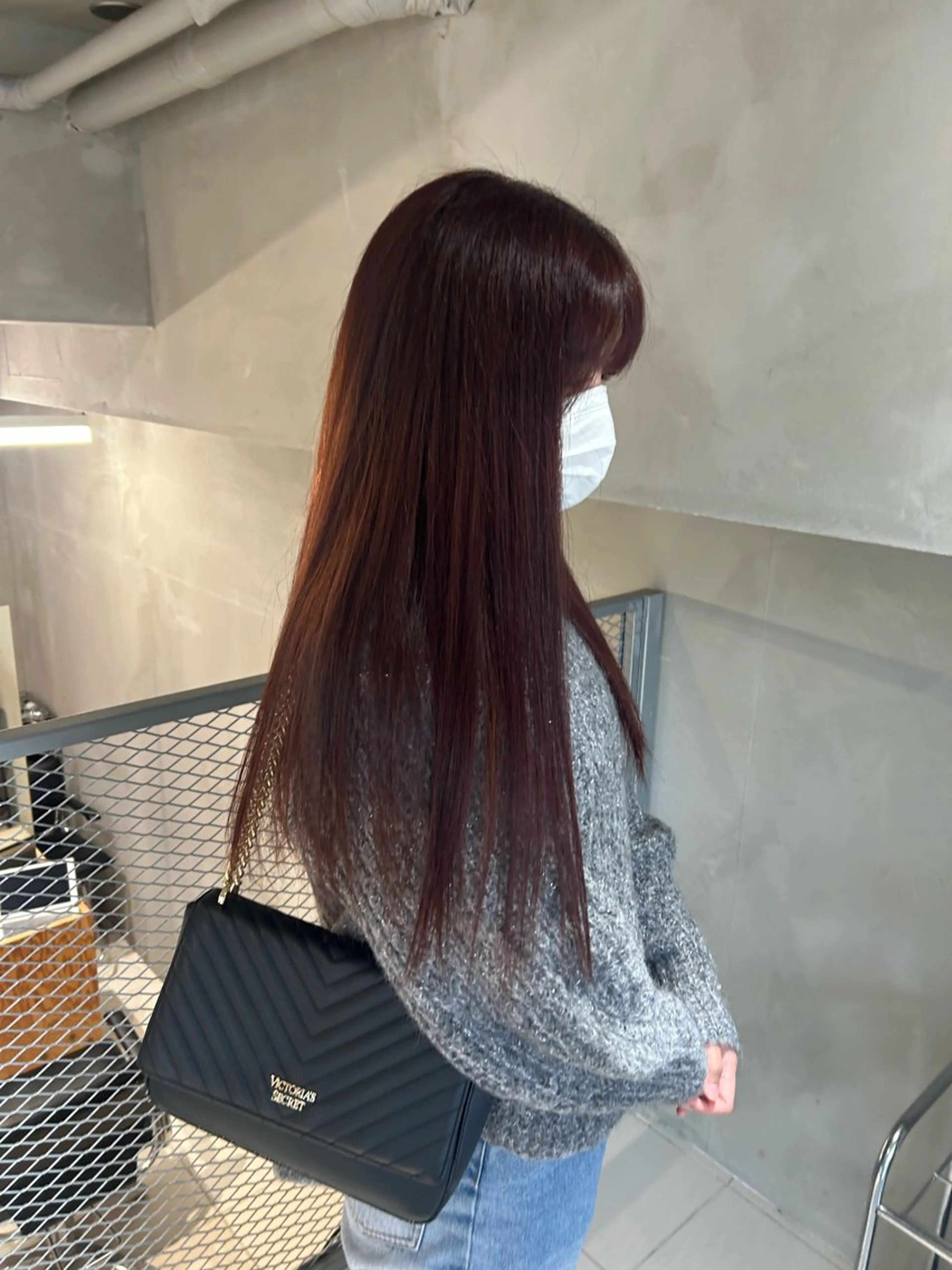 ロング カラー ブラウンカラー ピンクカラー ピンクブラウン ヘアカラー トリートメント 透明感カラー🫧 nanohaのヘアスタイル