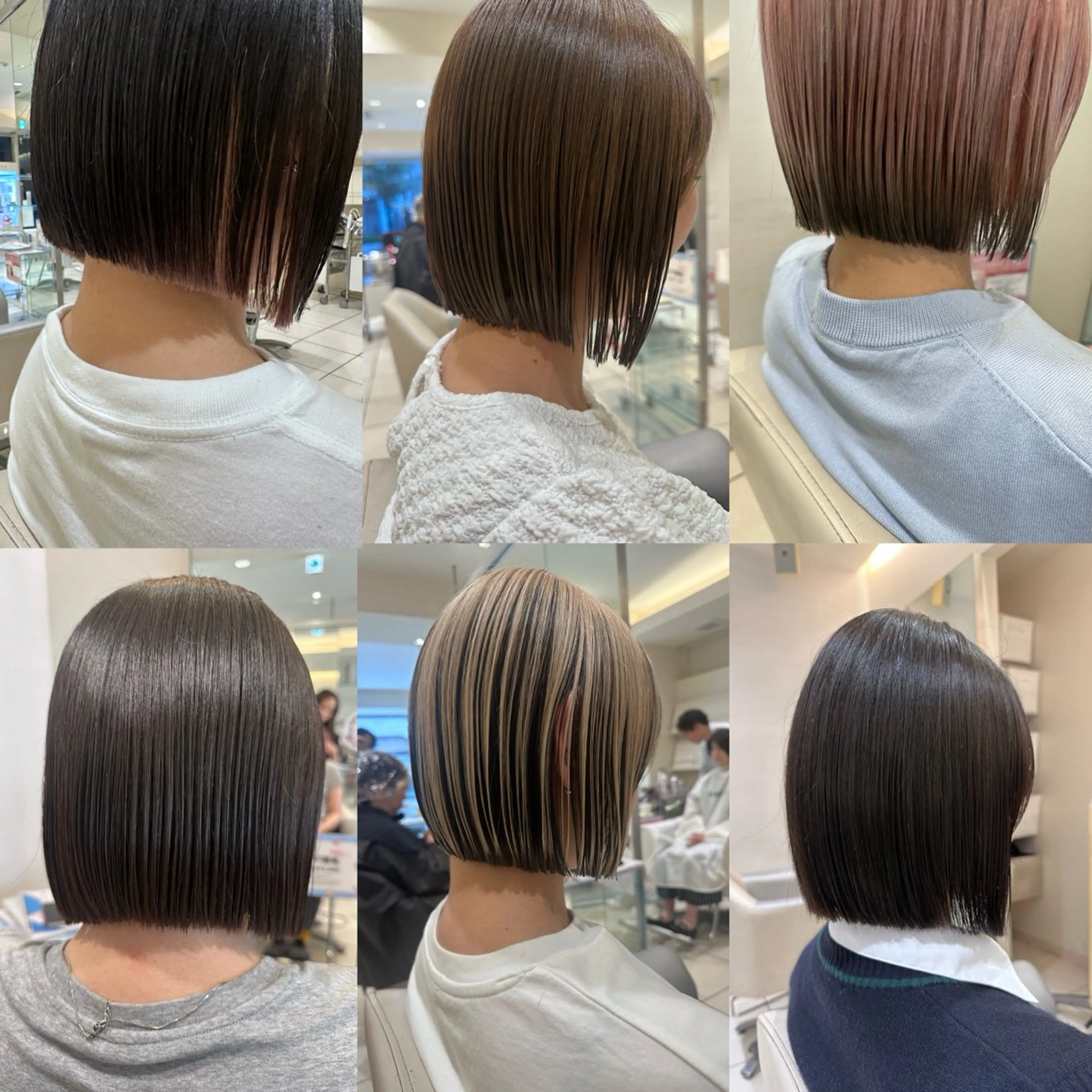 ミディアム カット 松下仁美 /切りっぱなしボブのヘアスタイル