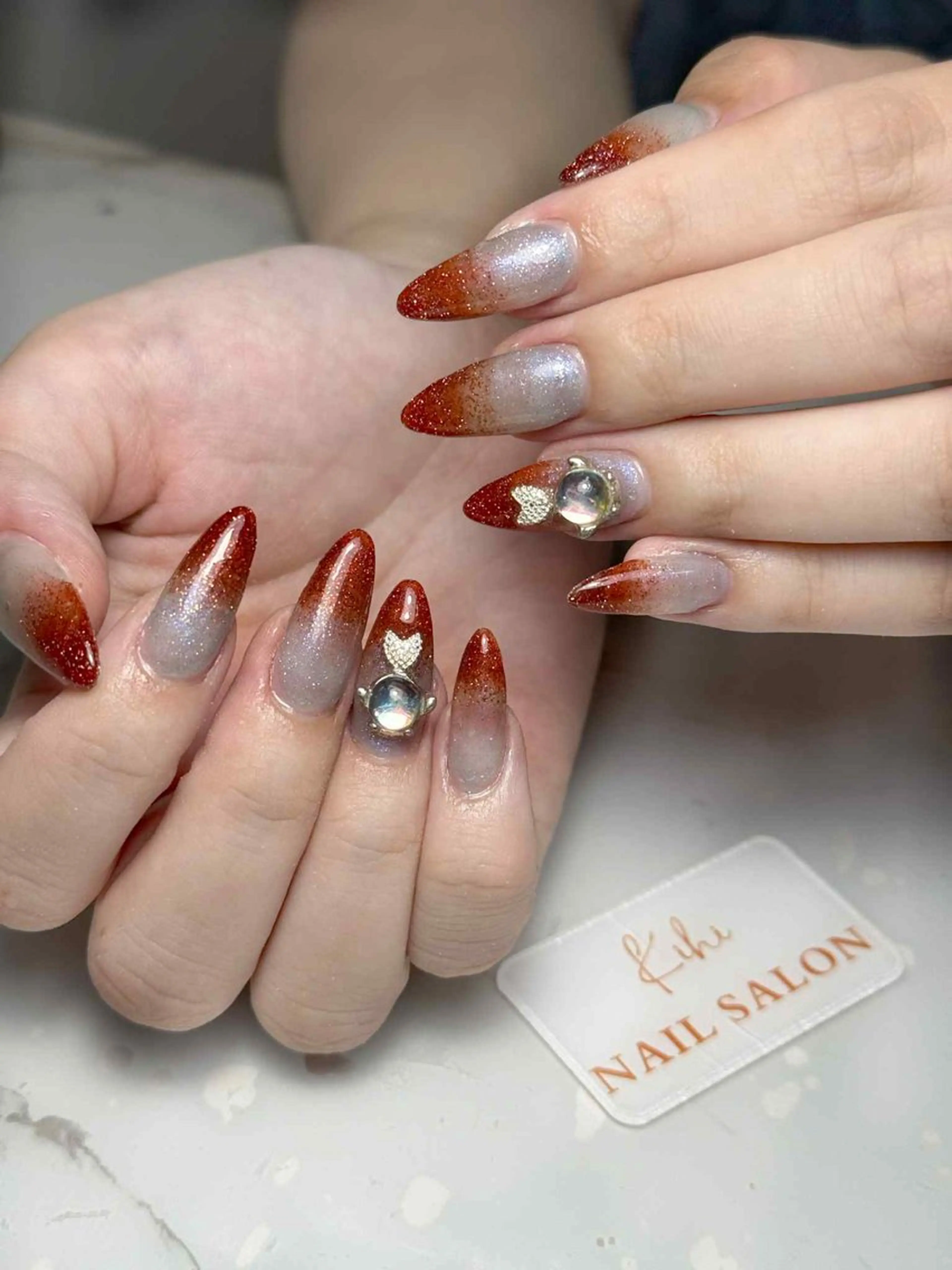 ネイル アートネイル フレンチネイル ジェルネイル グラデーション 韓国ネイル ハンドネイル 💕鈴木ユリ パラジェル/オフ無料のネイルデザイン