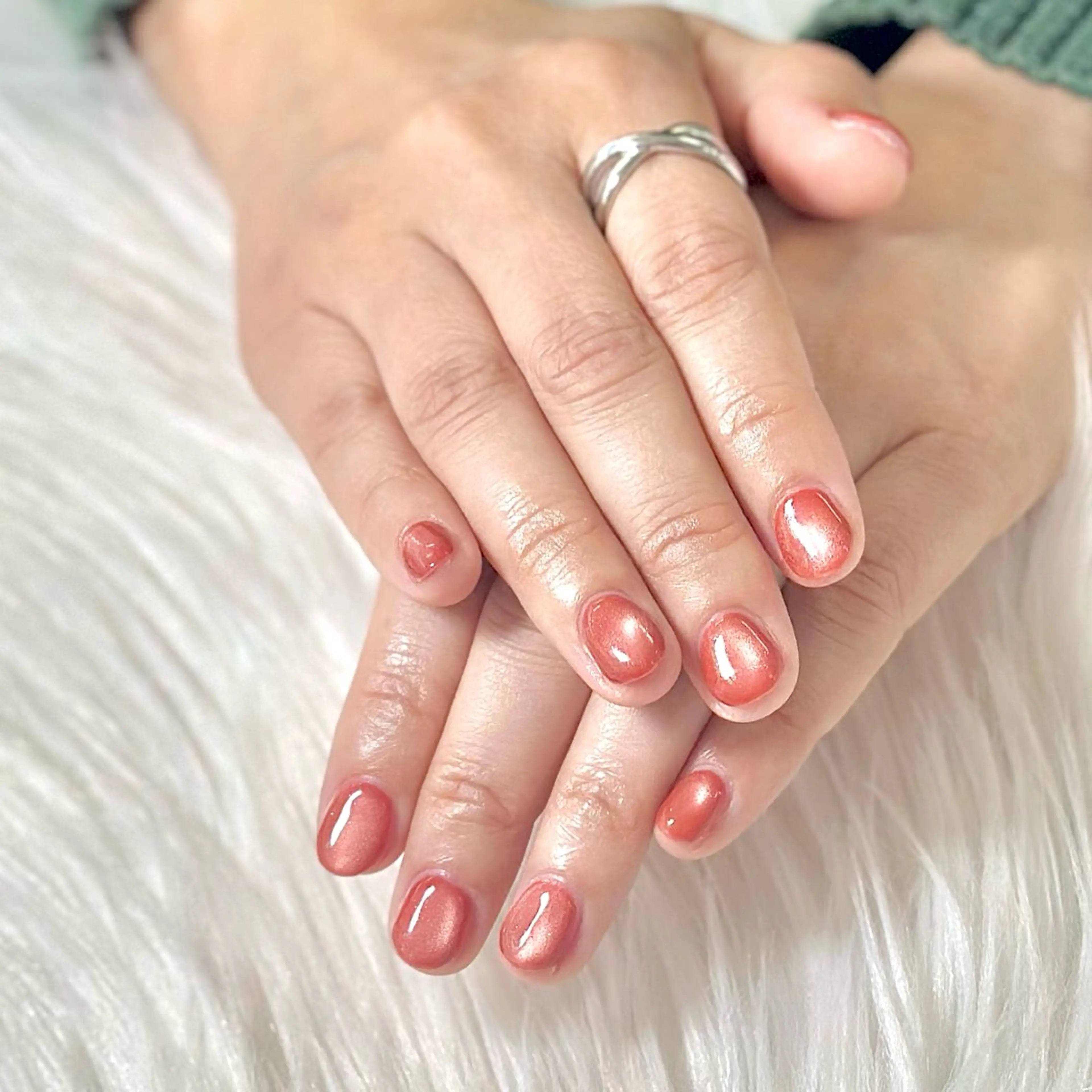 ネイル マグネットネイル ハンドネイル Heartnail Hino Reinaのネイルデザイン