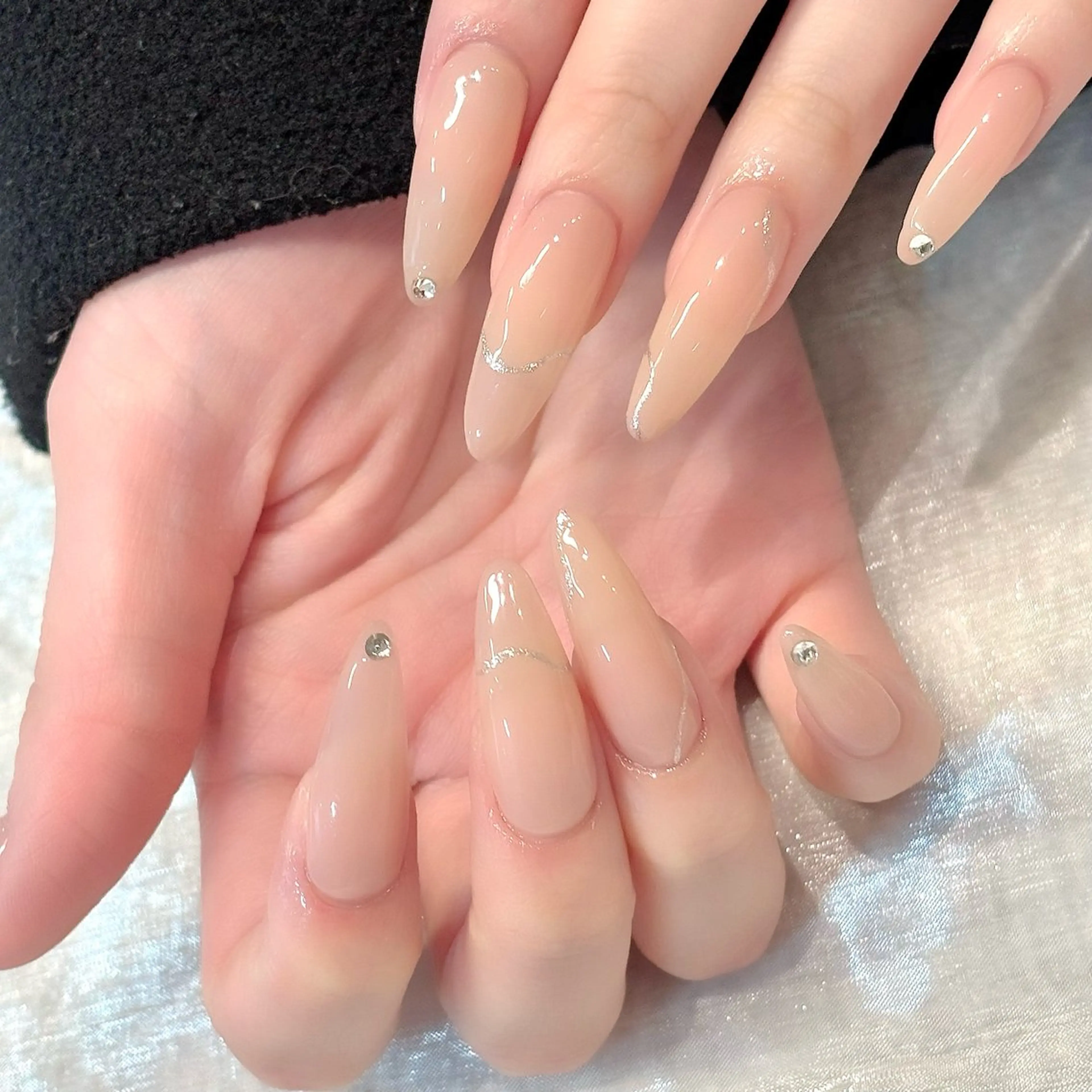 ネイル ジェルネイル ロングネイル ハンドネイル Chipie_ ayanoのネイルデザイン