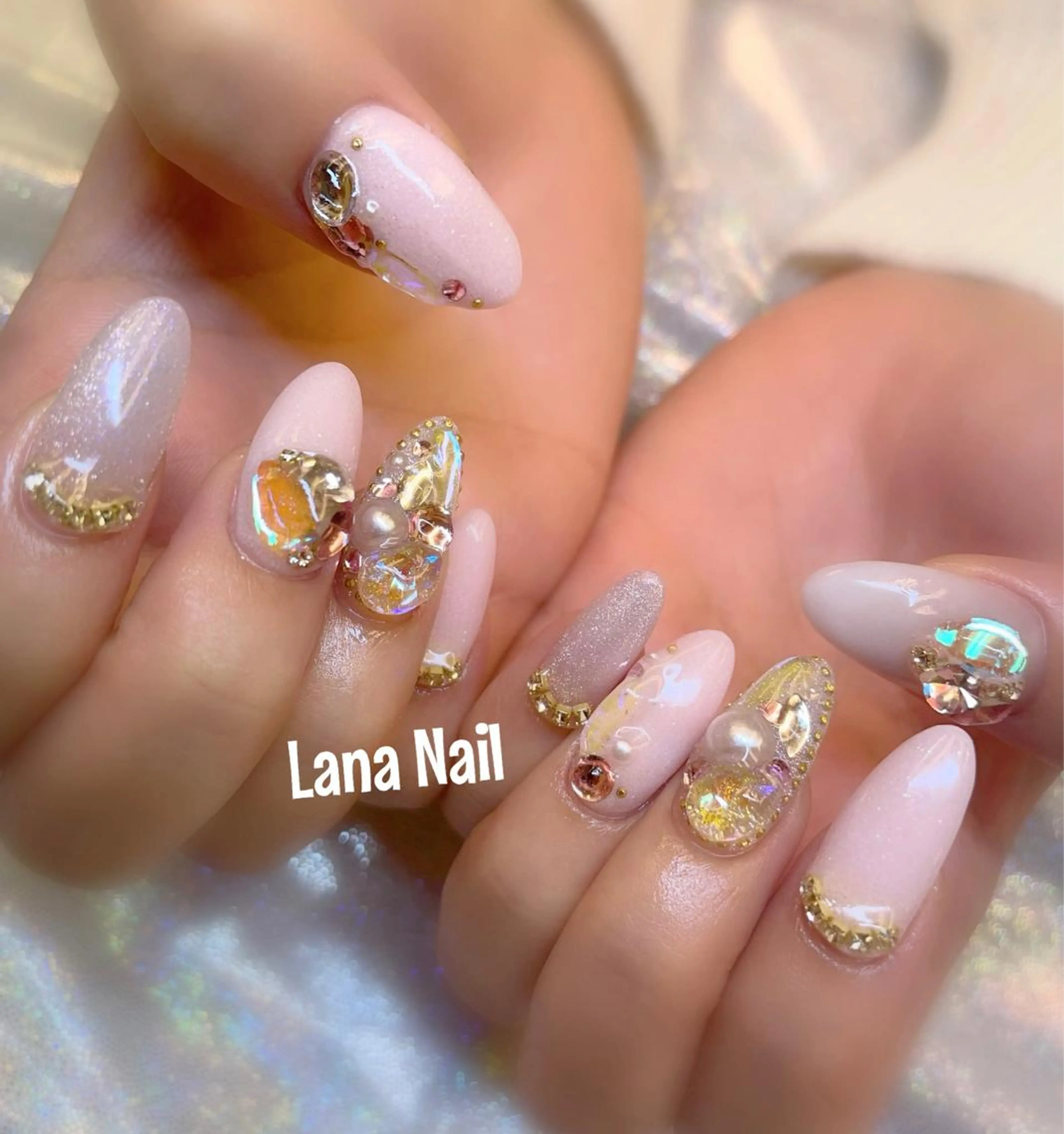 ネイル スカルプネイル Lana Nailのネイルデザイン