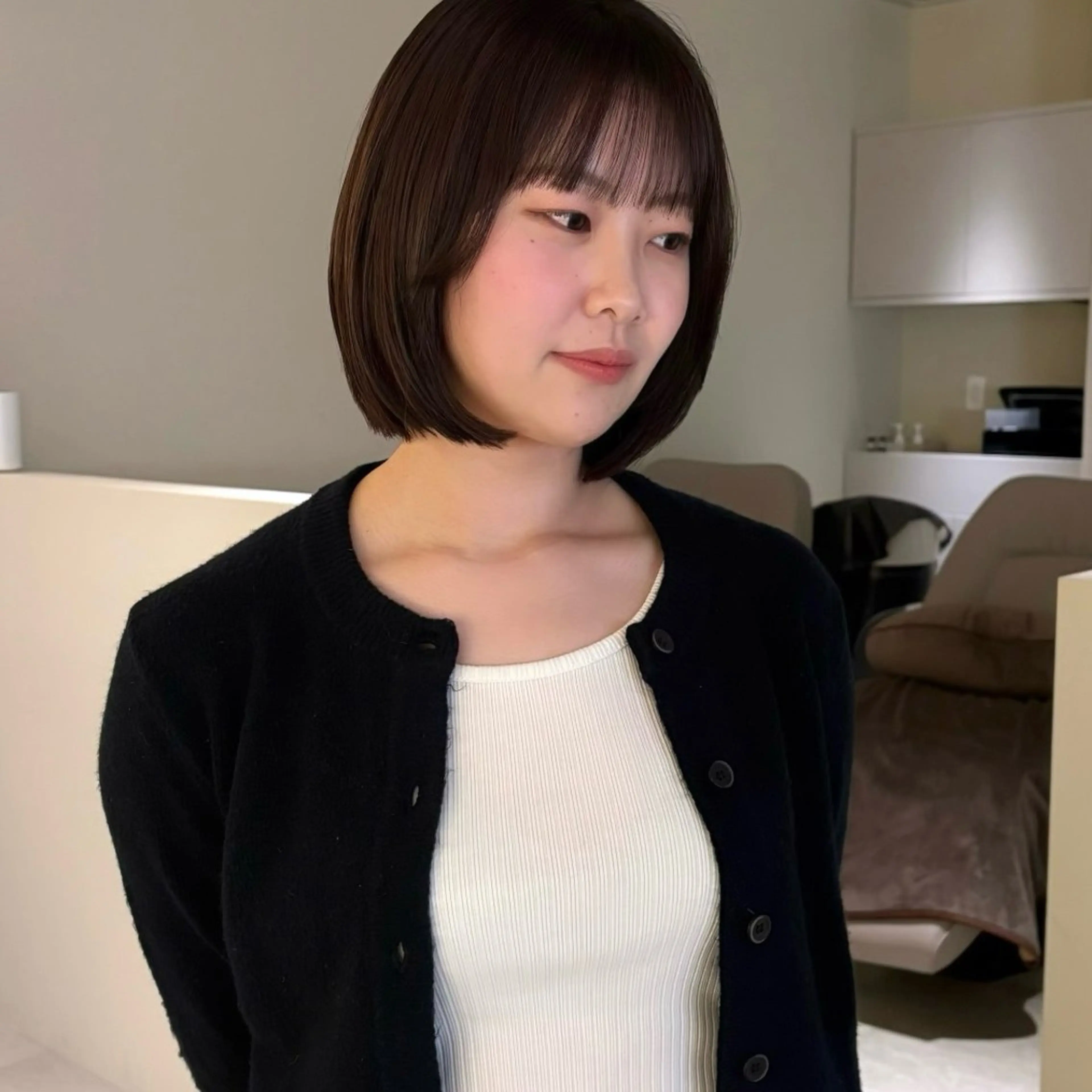 ミディアム カラー カット ヘアカラー トリートメント hana/艶髪 /透明感カラー🪞のヘアスタイル