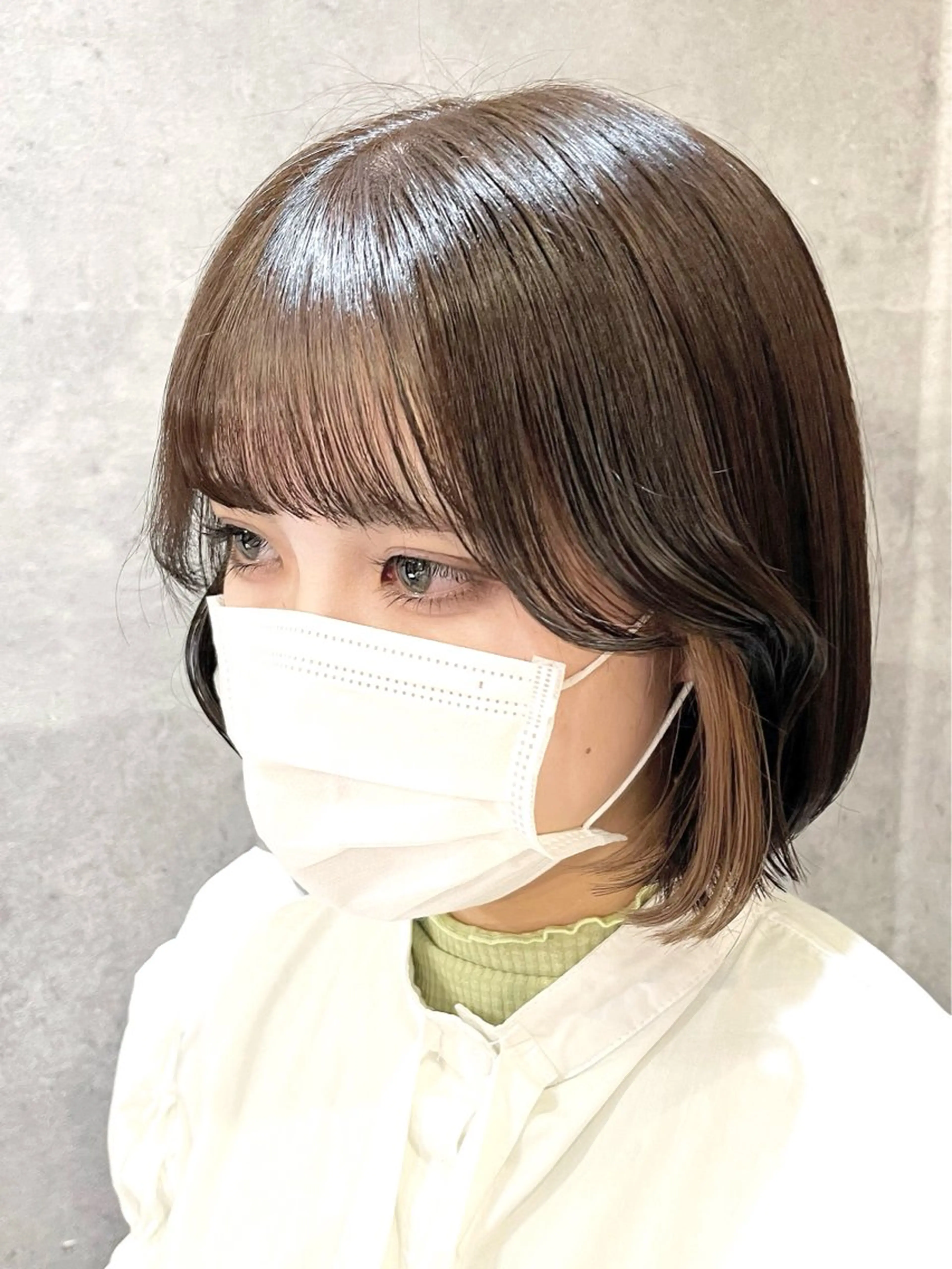 ミディアム カラー インナーカラー ボブ タンバルモリ LATTE所属・𝑺𝒂𝒌𝒊 🩶マンツーマン施術のヘアスタイル