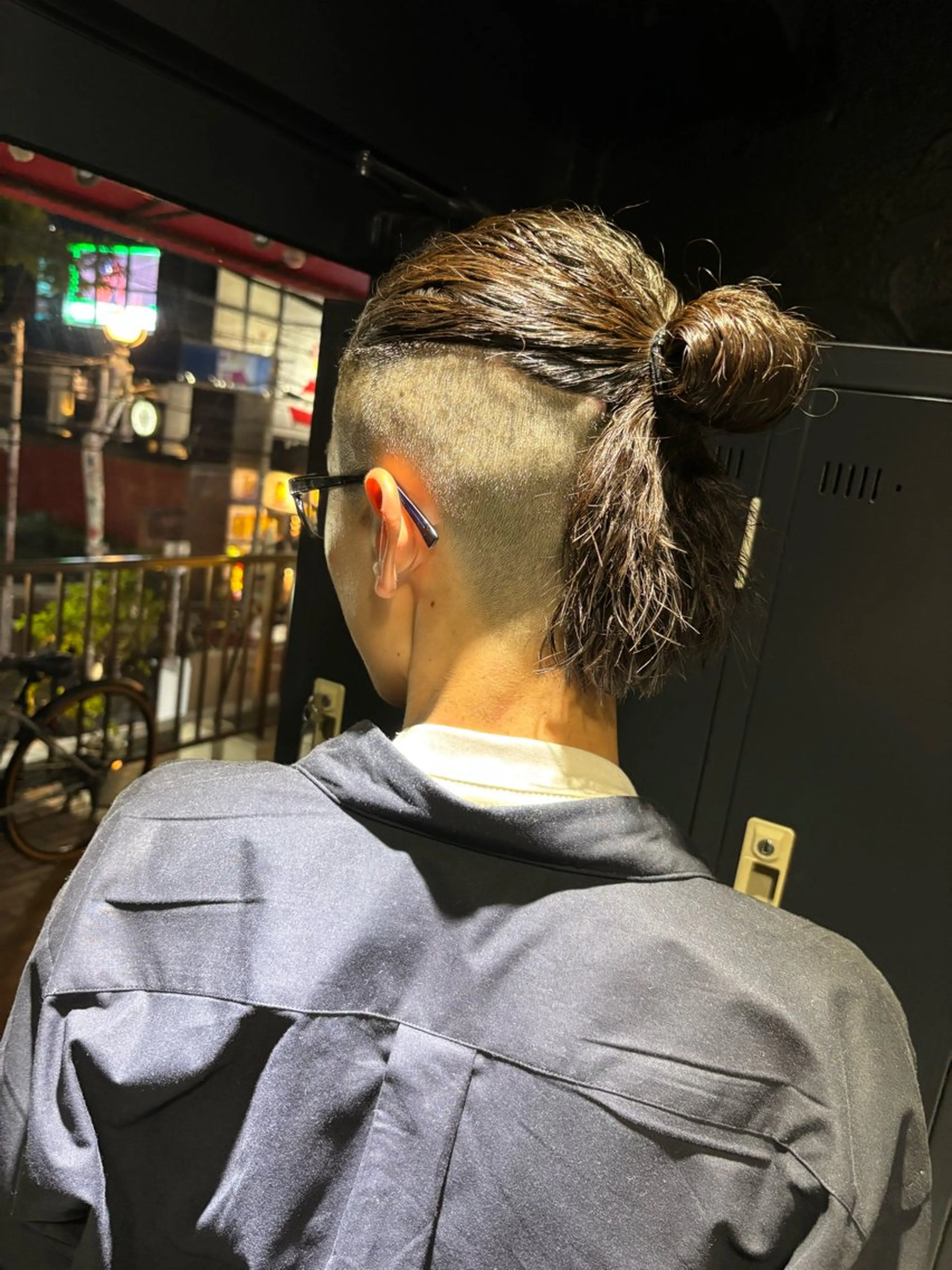 メンズ カット パーマ ヘアセット メンズパーマ/難波/ 心斎橋　室園亮佑のヘアスタイル