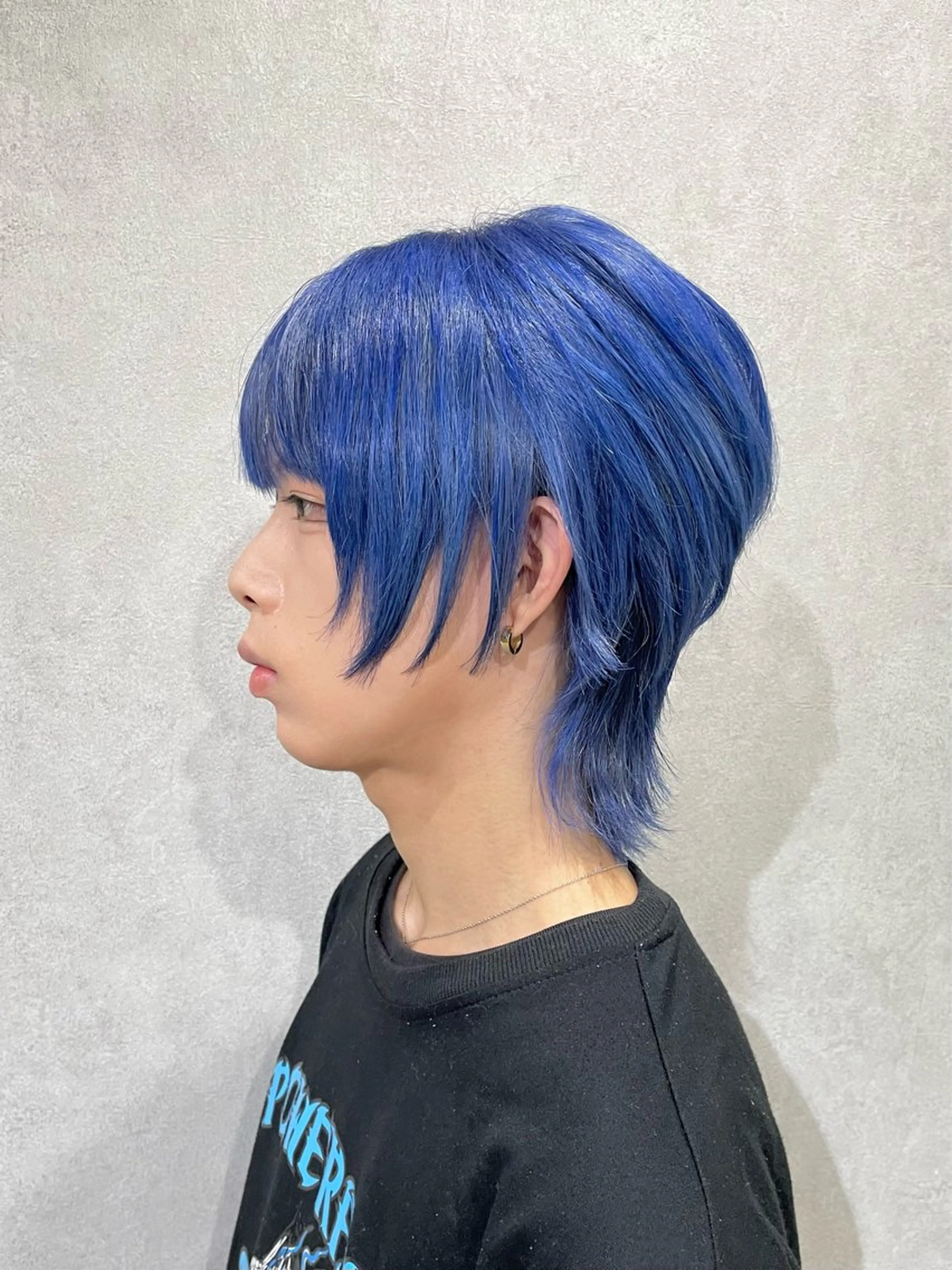 ショート カラー メンズ メンズウルフカット くびれヘア くびれレイヤー レイヤーカット ウルフカット カット Hiro ヒロのヘアスタイル