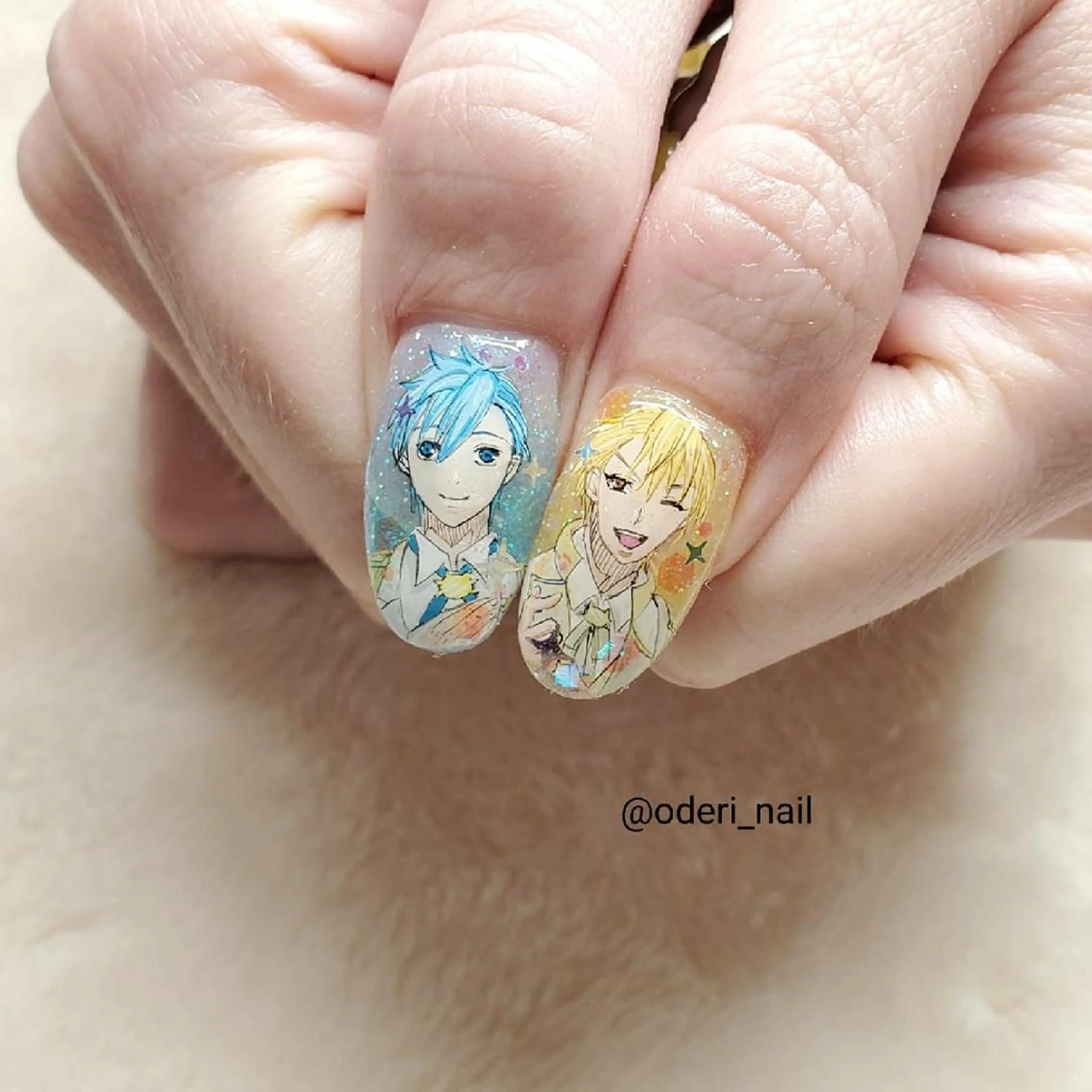 ネイル アートネイル ジェルネイル おで@ oderi_nailのネイルデザイン
