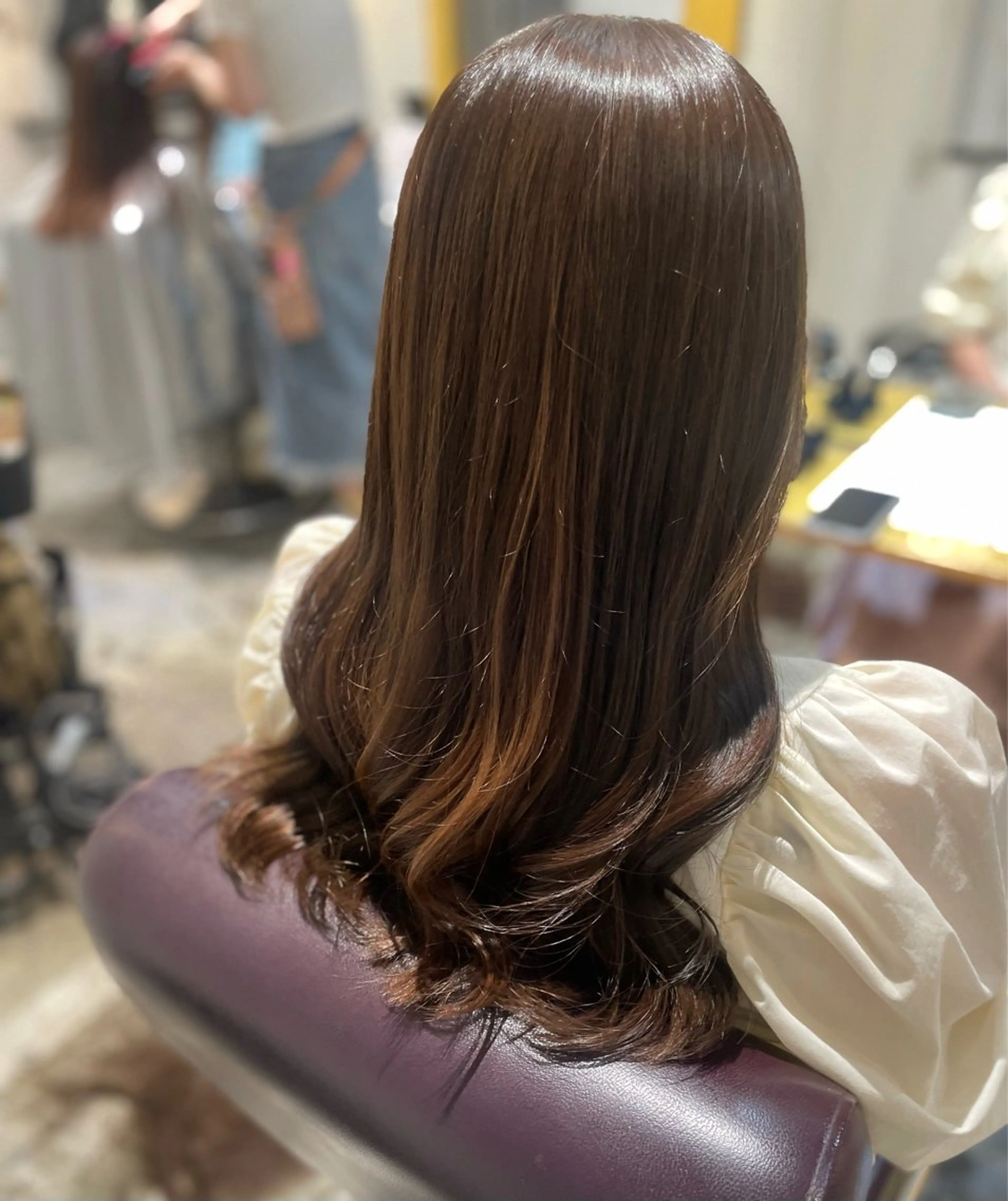 ロング カラー ベージュカラー モデル様募集中🧡 nanamiのヘアスタイル