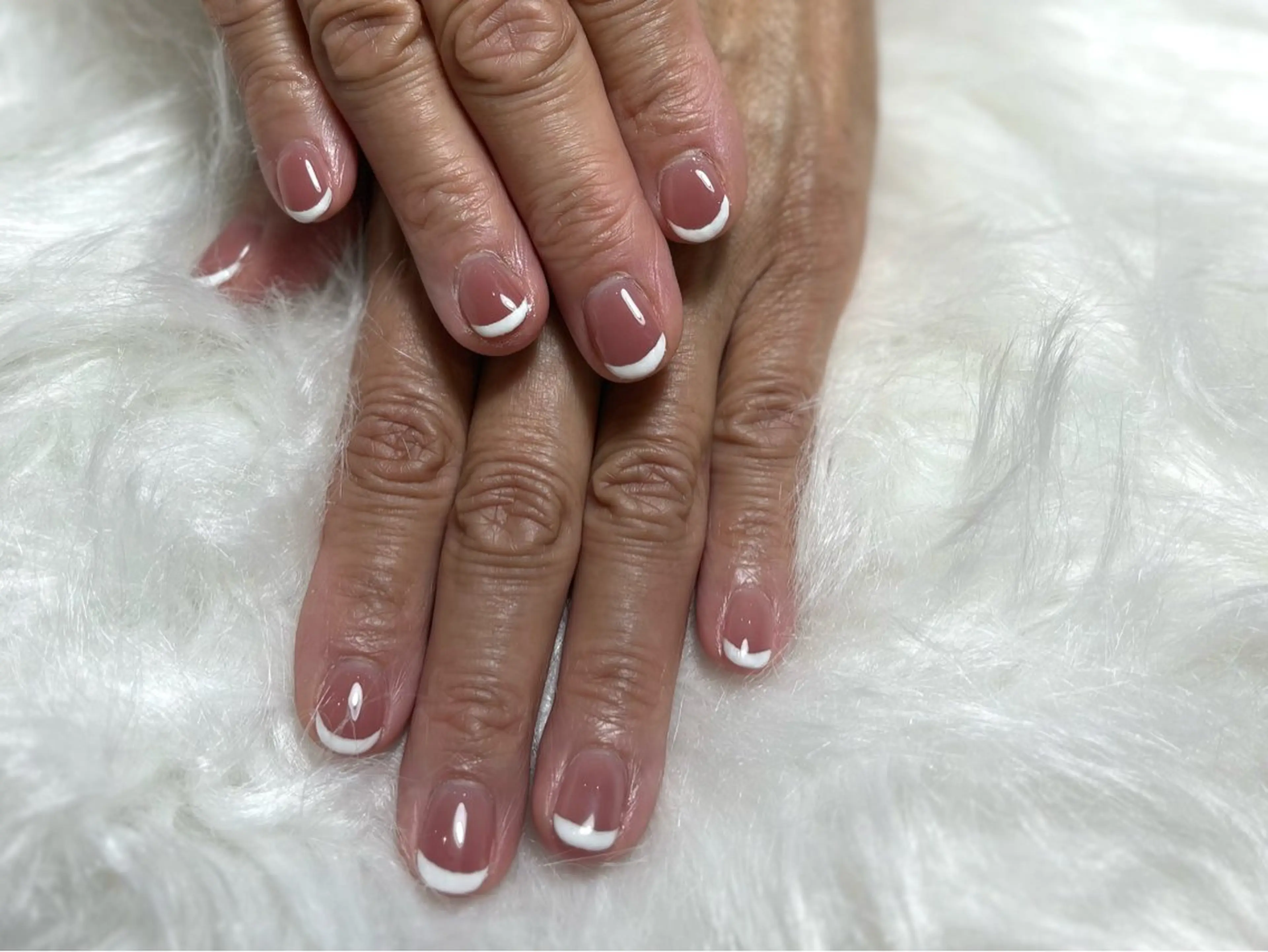 ネイル ハンドネイル WHITE NAIL 鳳店AYUMIのネイルデザイン
