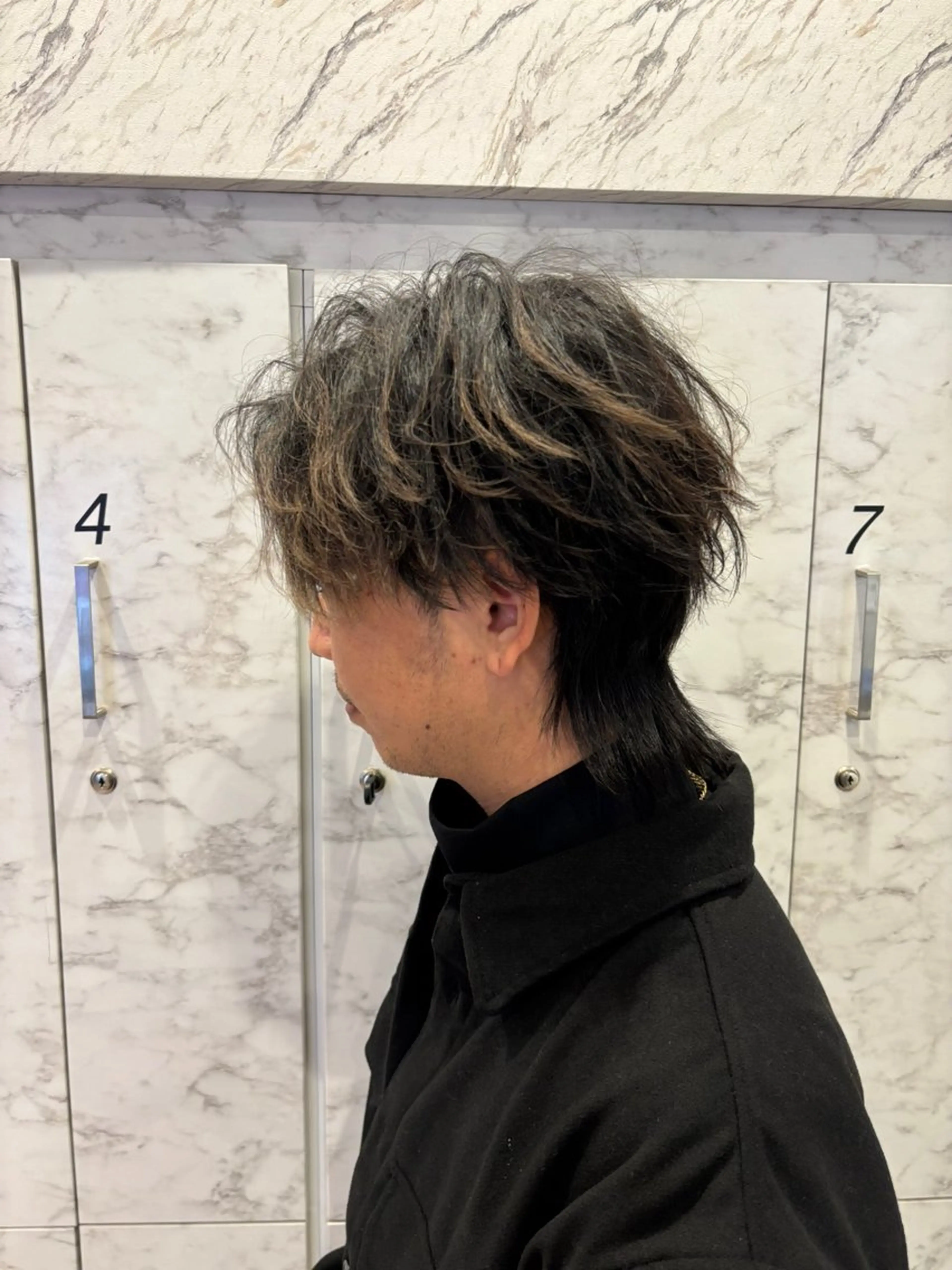 メンズ メンズウルフカット ウルフカット カット 菅原流星🌟カット/ メンズ/メンズパーマのヘアスタイル