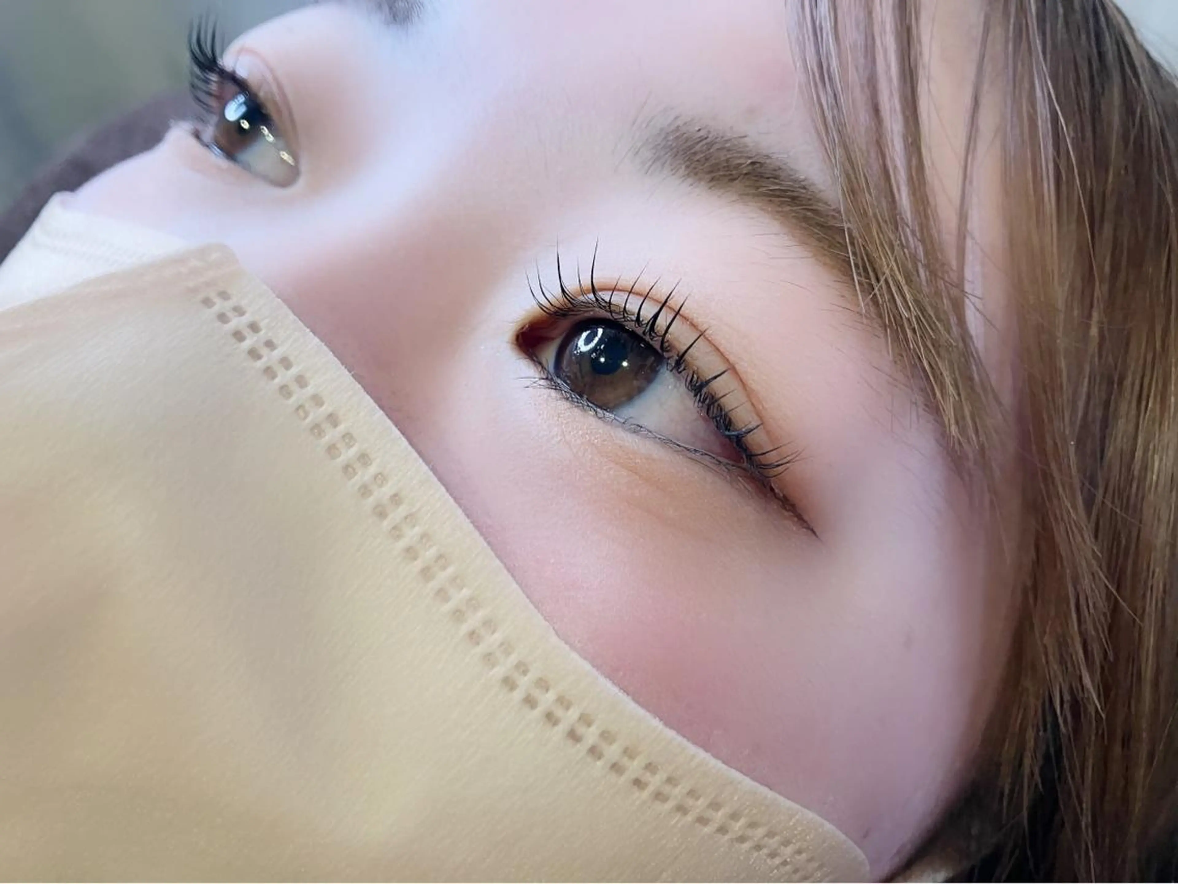 マツエク・マツパ パリジェンヌラッシュリフト 一重×まつ毛パーマ Hair&Make Nahoのマツエク・マツパデザイン