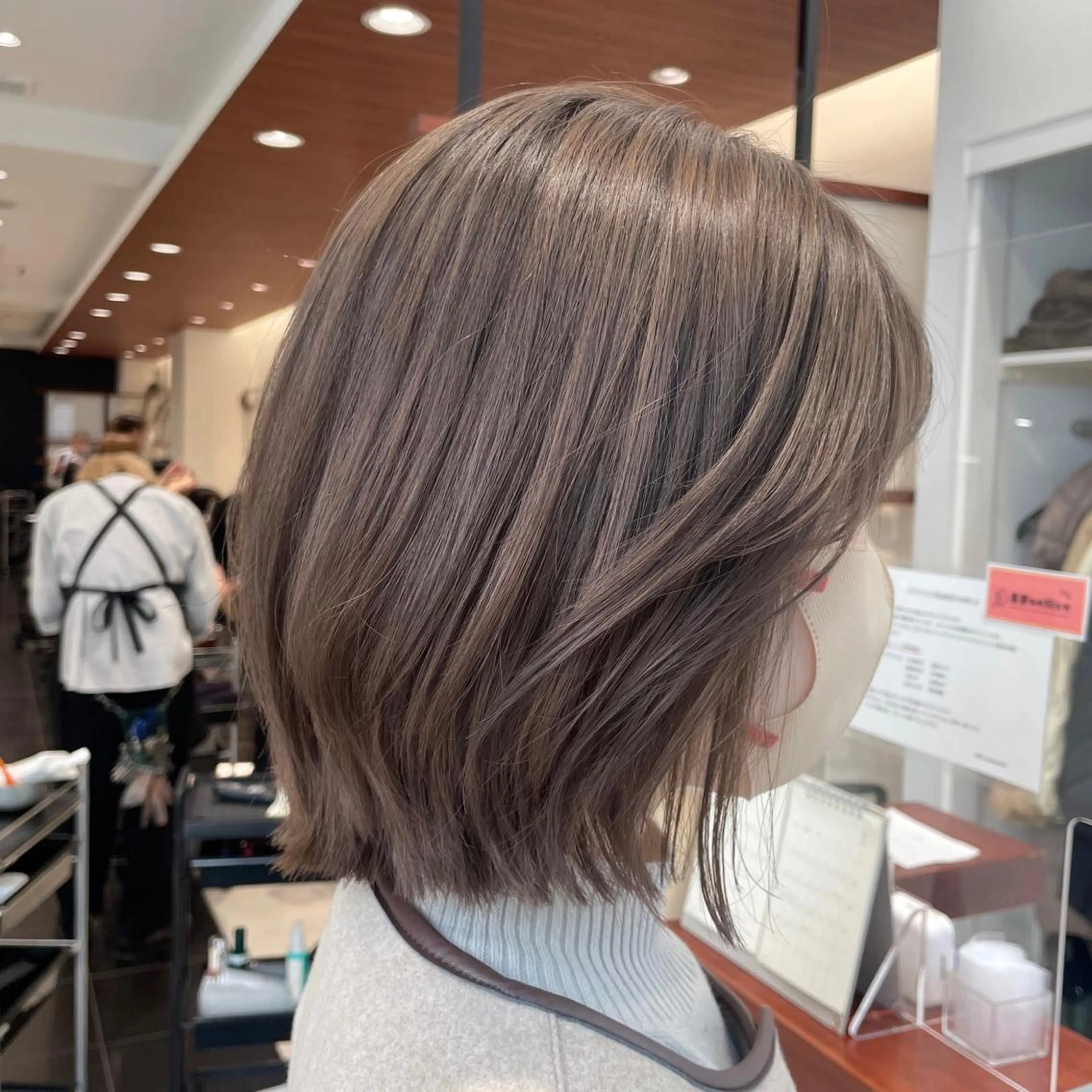 カラー ベージュカラー ブリーチ BiBi    武田 あやのヘアスタイル