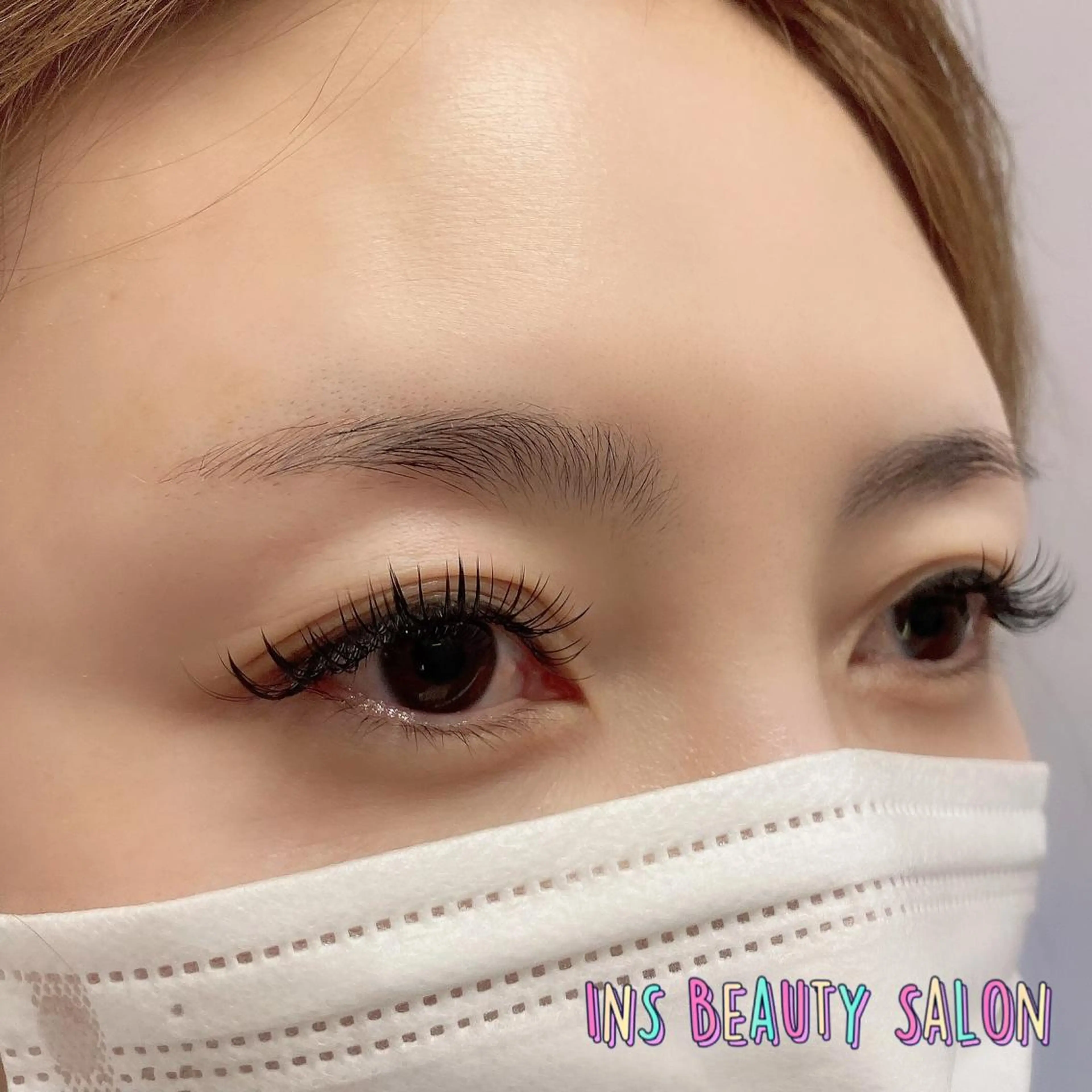 マツエク・マツパ Cカール フラットラッシュ セクシー マツエク INS Beauty 池袋のマツエク・マツパデザイン