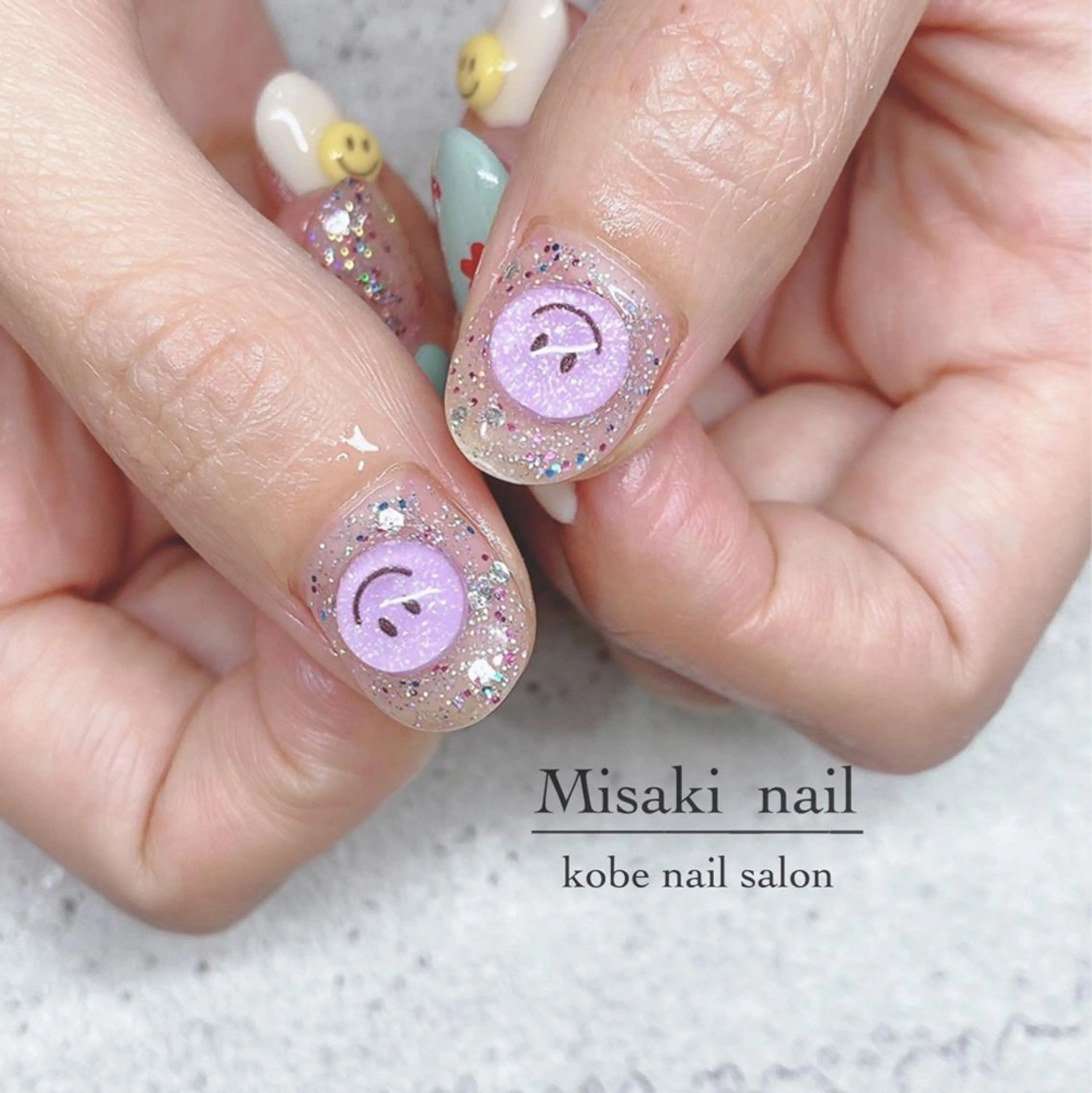 ネイル 韓国ネイル ワンホンネイル ハンドネイル nailsalon miinailsのネイルデザイン