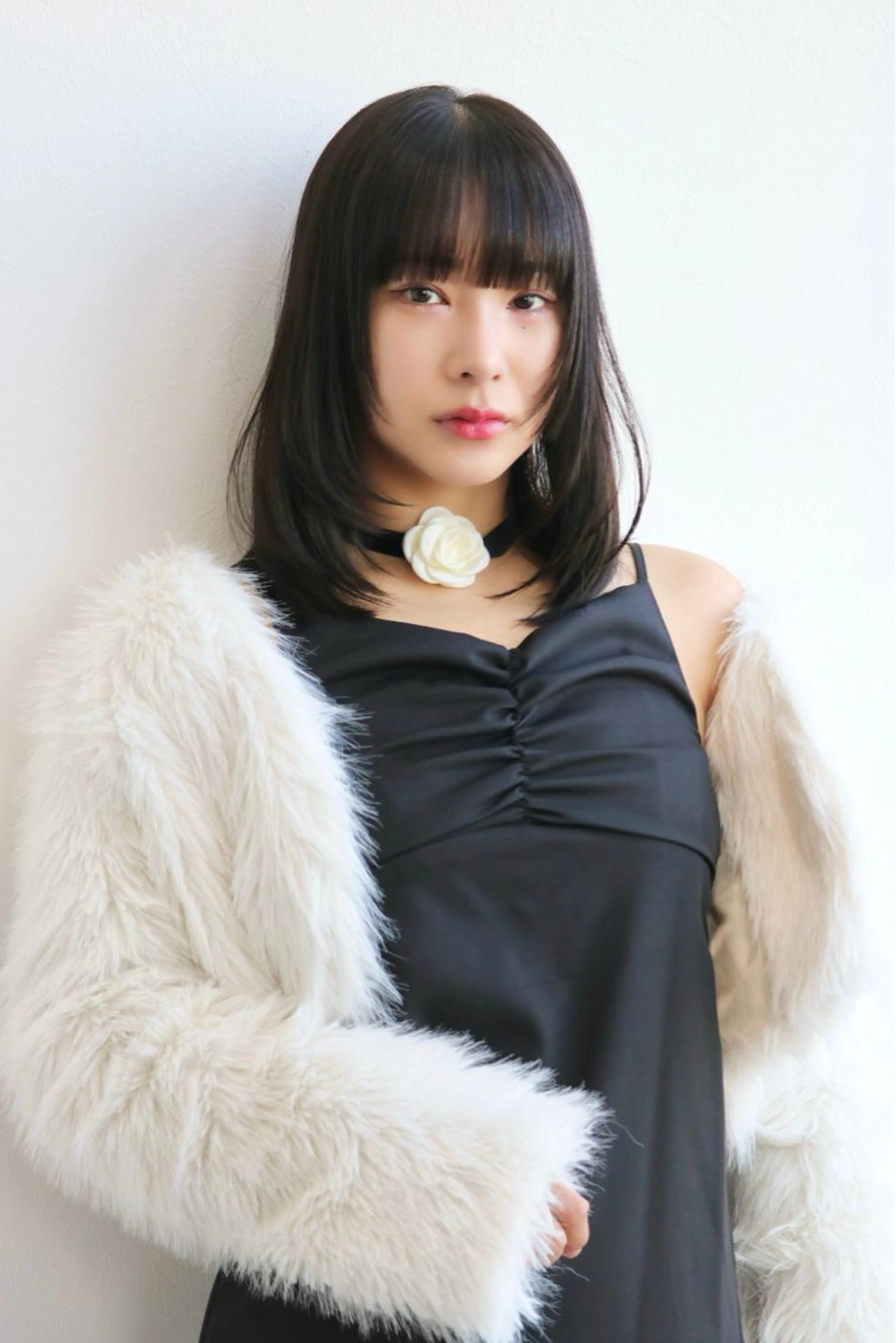 ミディアム カラー レイヤーカット カット ヘアカラー KURO/韓国ヘア /レイヤーカットのヘアスタイル