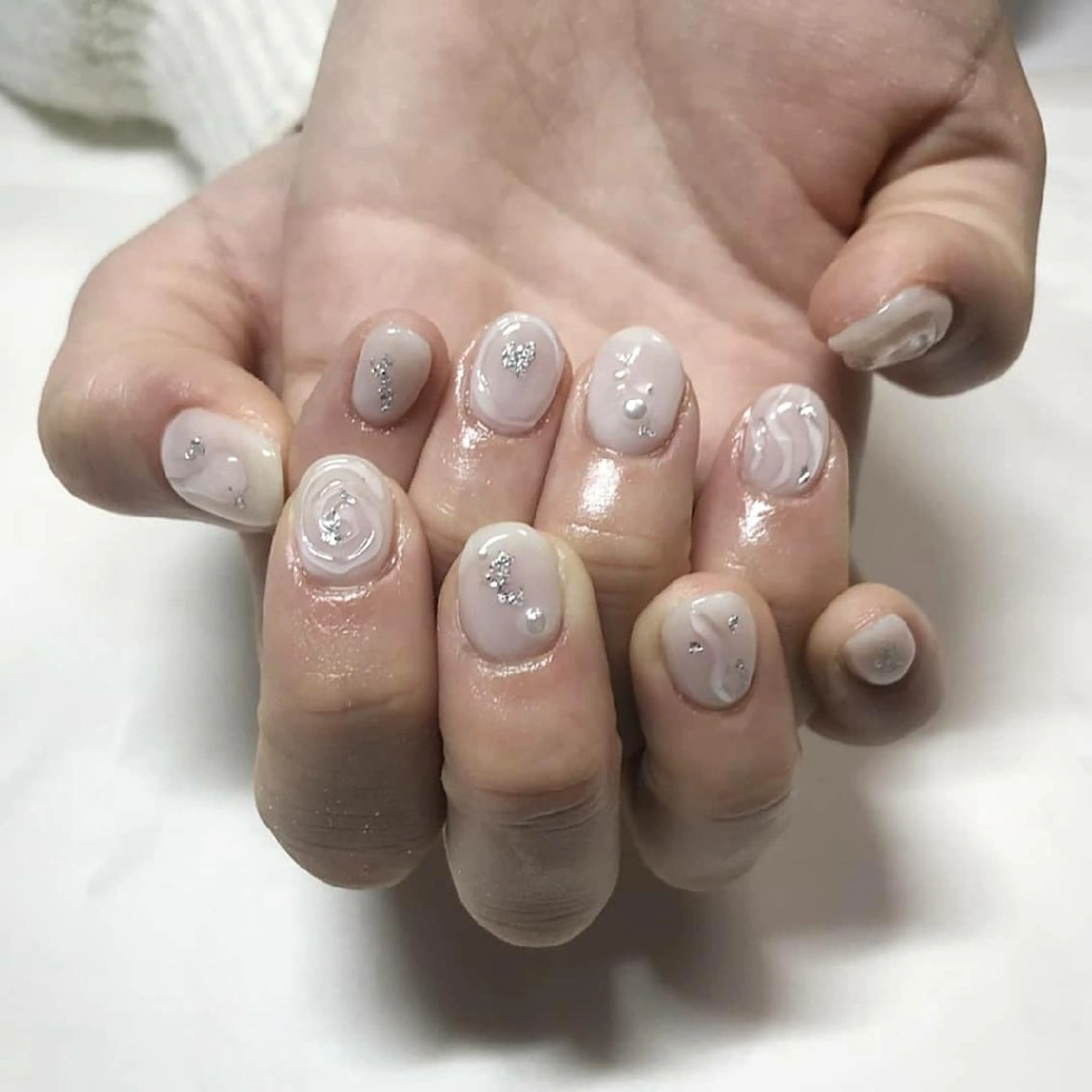 ネイル ニュアンスネイル ハンドネイル ハンドケア lylynail YUUKAのネイルデザイン