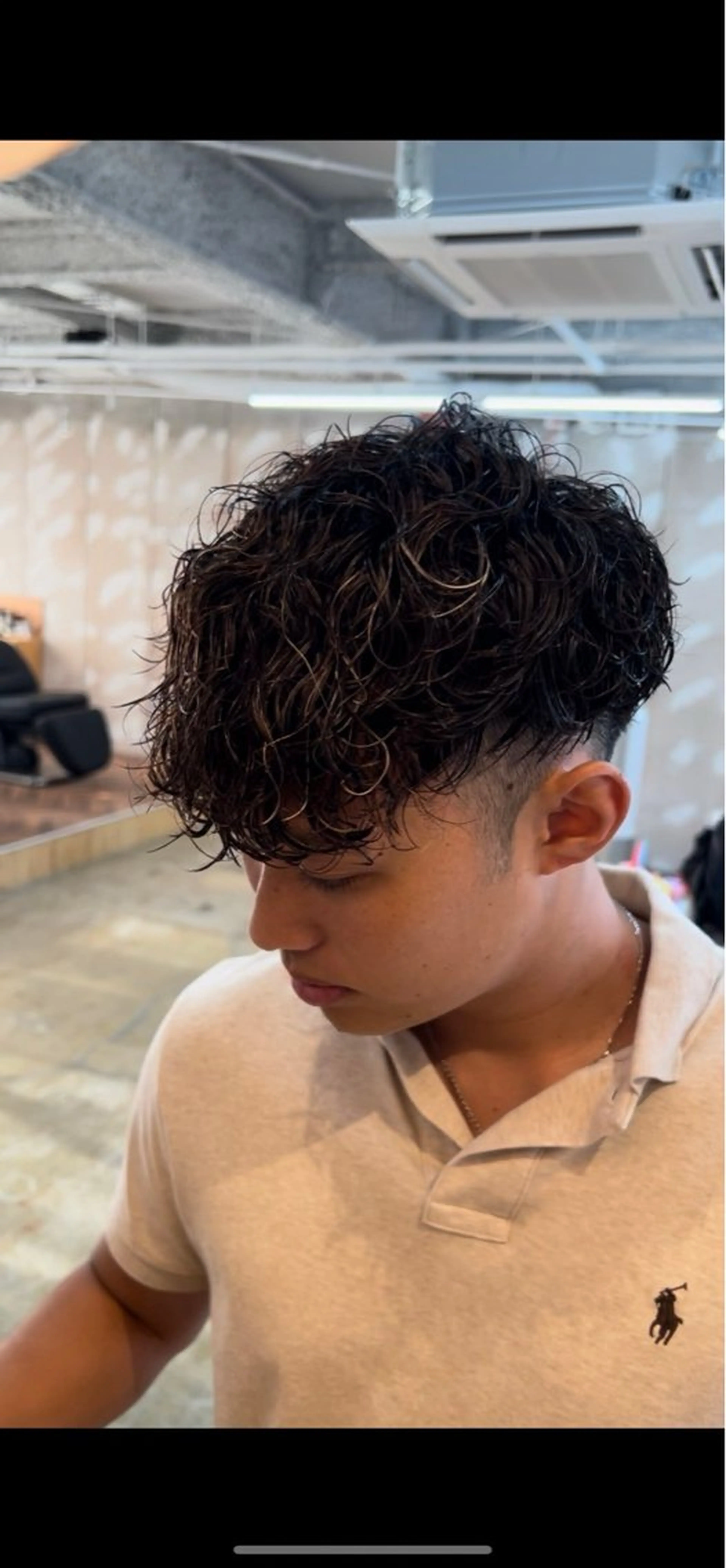 パーマ メンズ isi／門真／古川橋 EITOのヘアスタイル