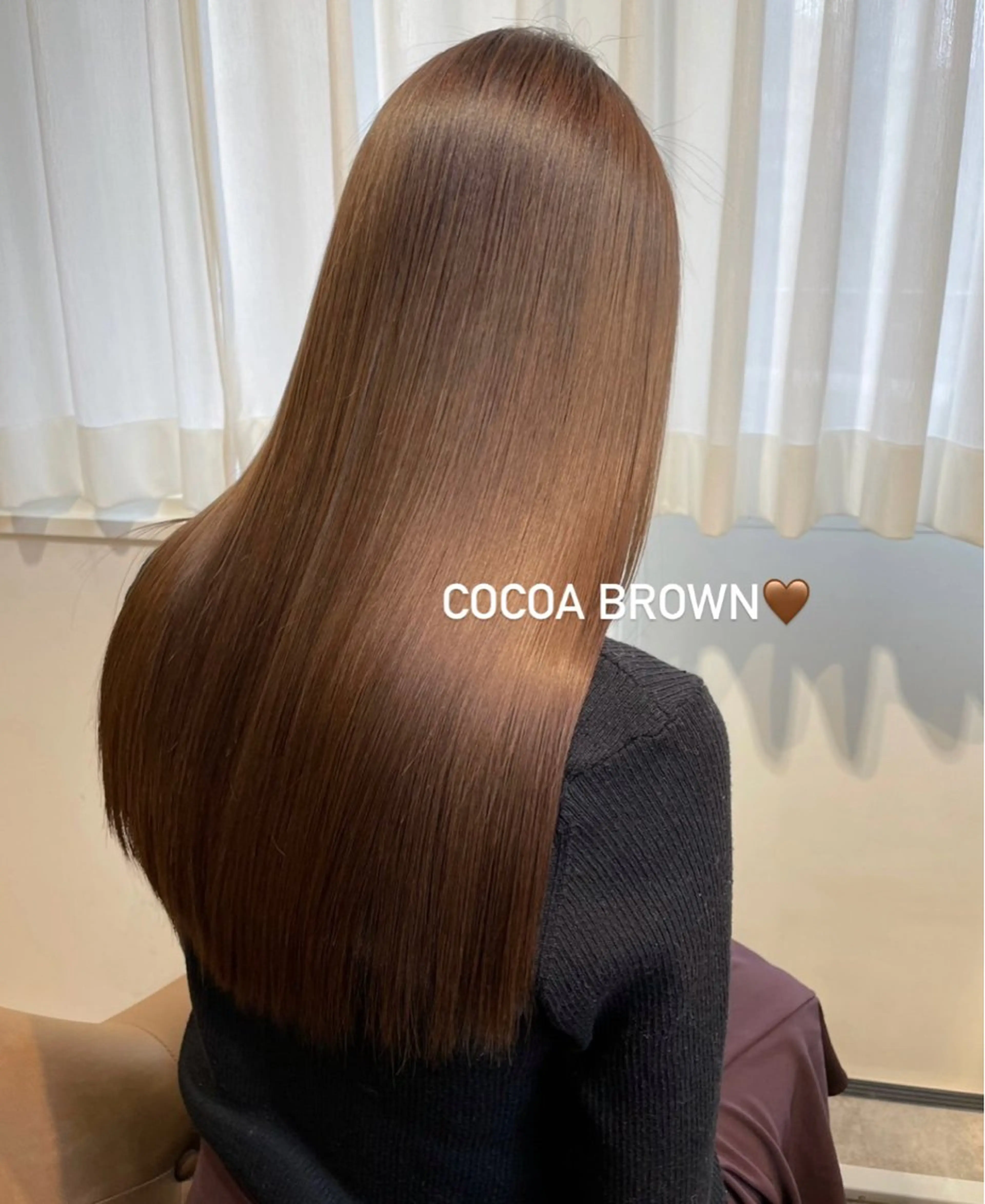 カラー ベージュカラー ブラウンカラー ココアブラウン ヘアカラー ANs. SEINAのヘアスタイル