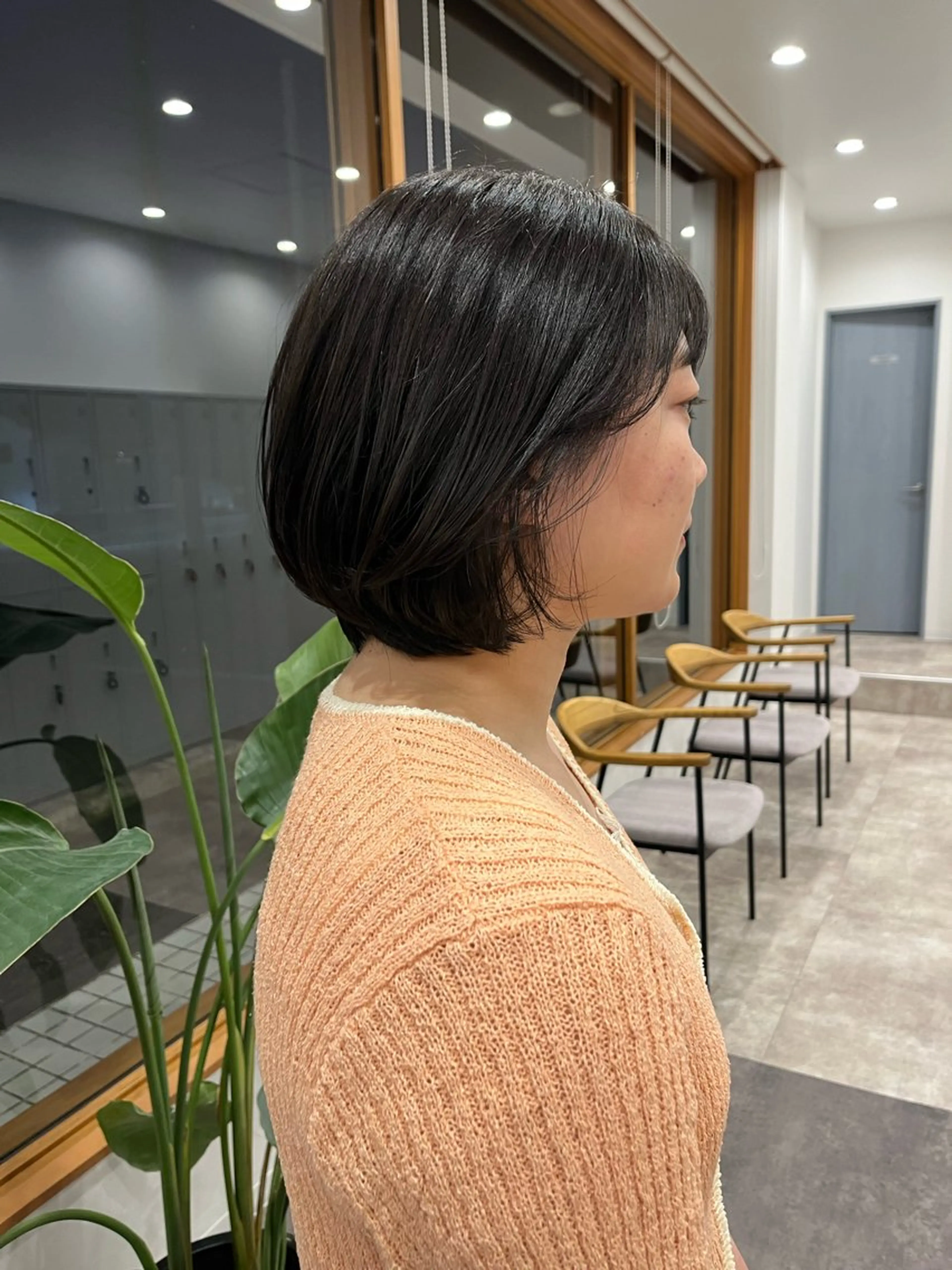 ショート ショートボブ ボブ ショートヘア 金井 美悠のヘアスタイル
