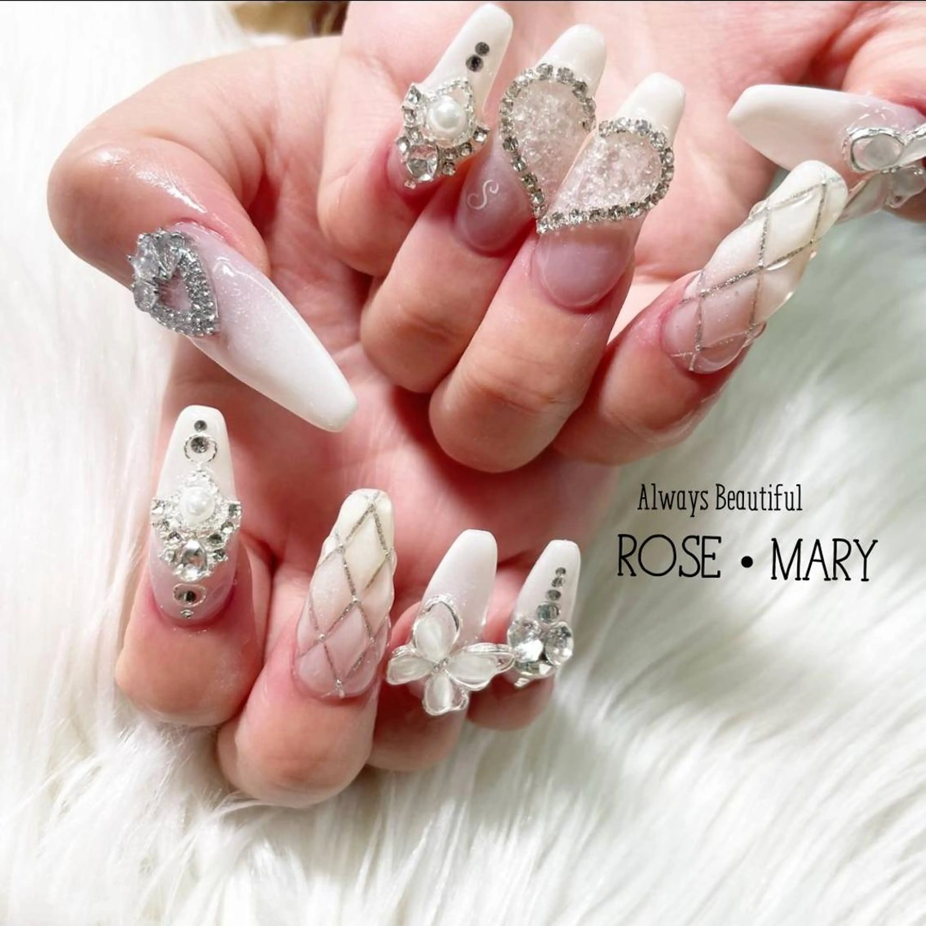 ネイル ハンドネイル ROSE・ MARY 鈴木のネイルデザイン