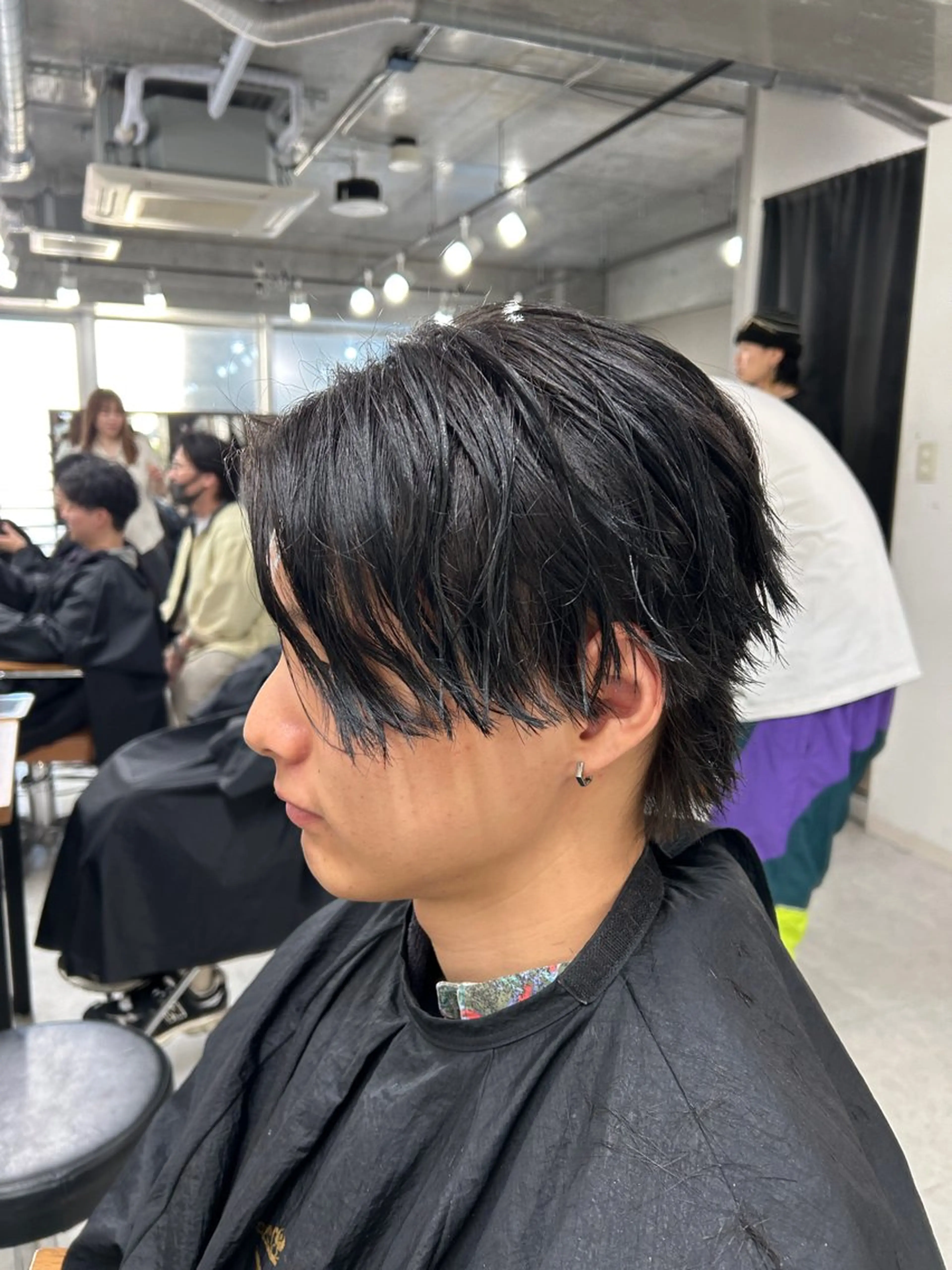 メンズ カット パーマ トリートメント ヘッドスパ ヘアセット カズキ🌼曲がる 縮毛矯正のヘアスタイル