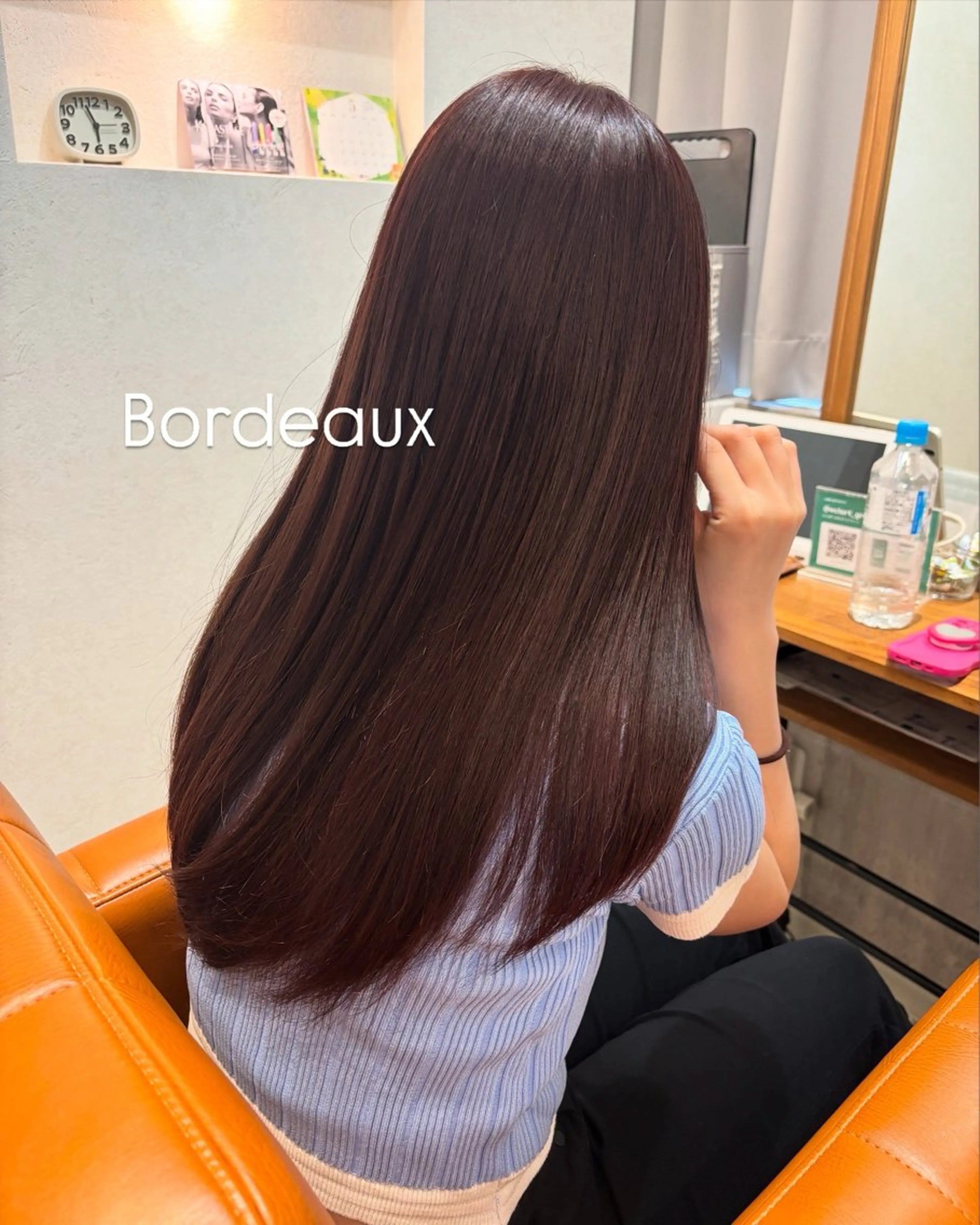 ロング カラー カット ヘアカラー トリートメント 【完全個室】髪質改善 暖色カラー/山崎唯奈のヘアスタイル