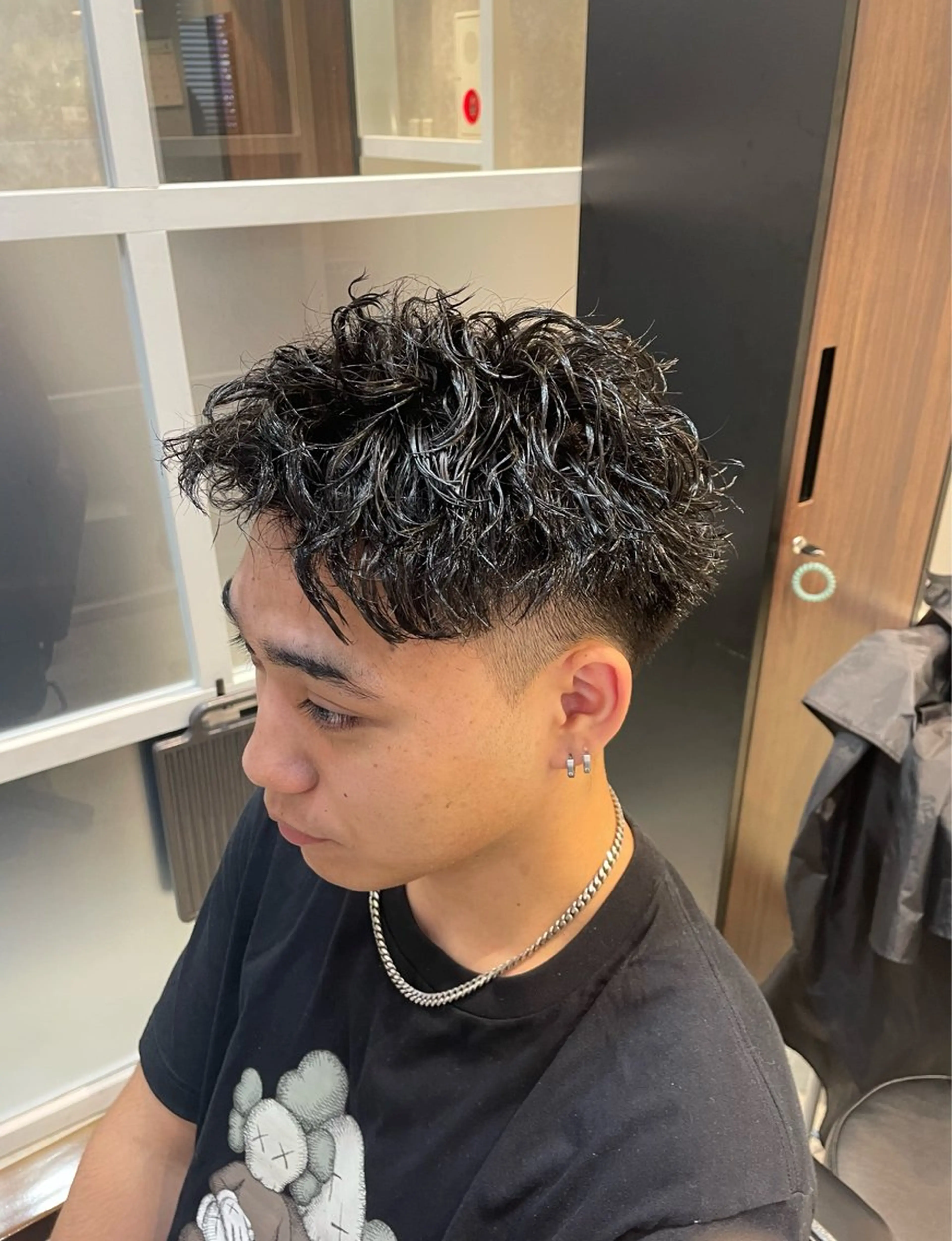 ショート ショートヘア カット メンズパーマ🌟 吉澤慶一郎のヘアスタイル