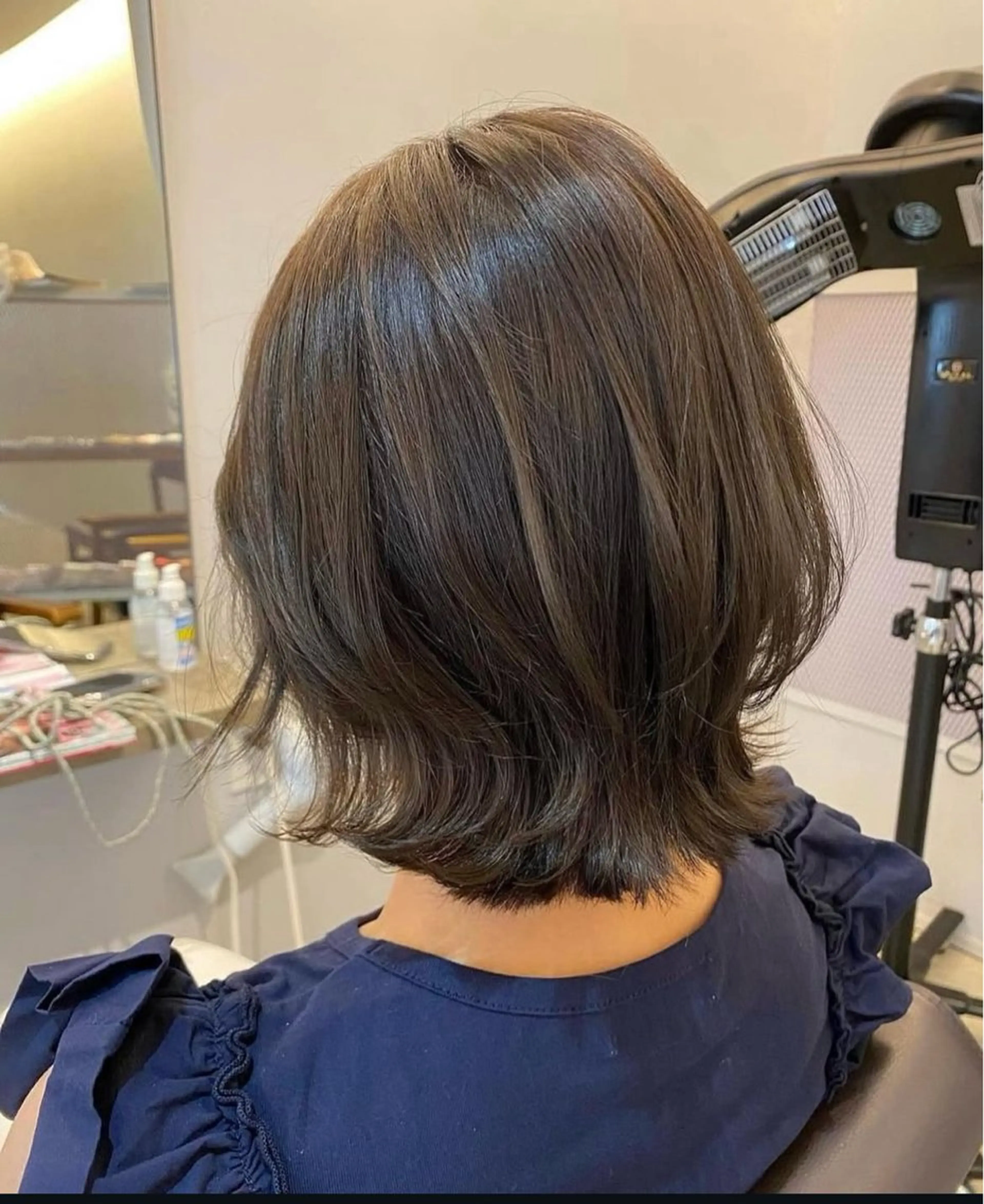 ミディアム 特化✨透明感カラー 白髪染め✨住田緋菜のヘアスタイル