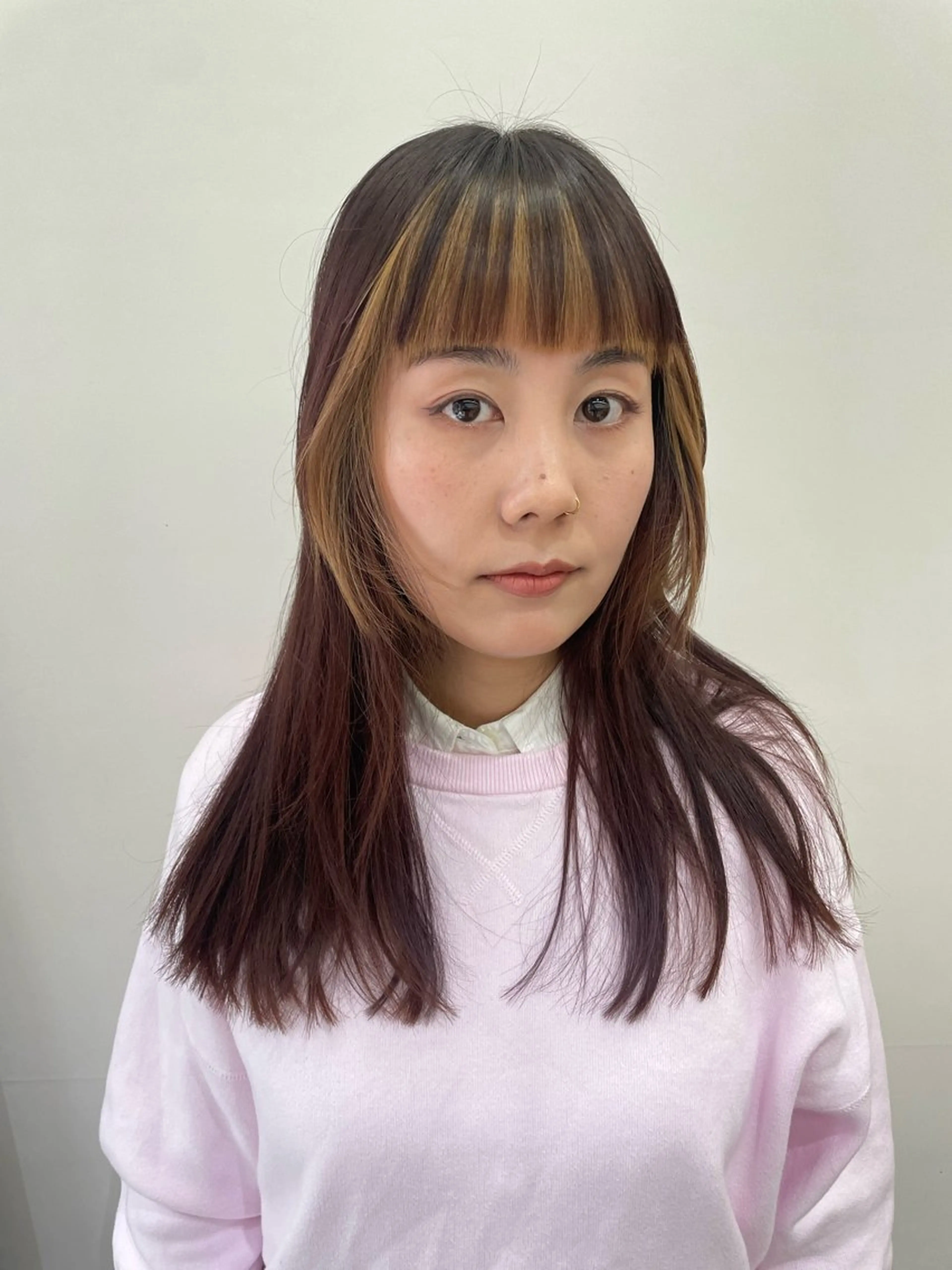 ミディアム カラー パーマ ヘアアレンジ メンズ カット ヘアカラー トリートメント tatsumi/ボブ ウルフ/レイヤーのヘアスタイル